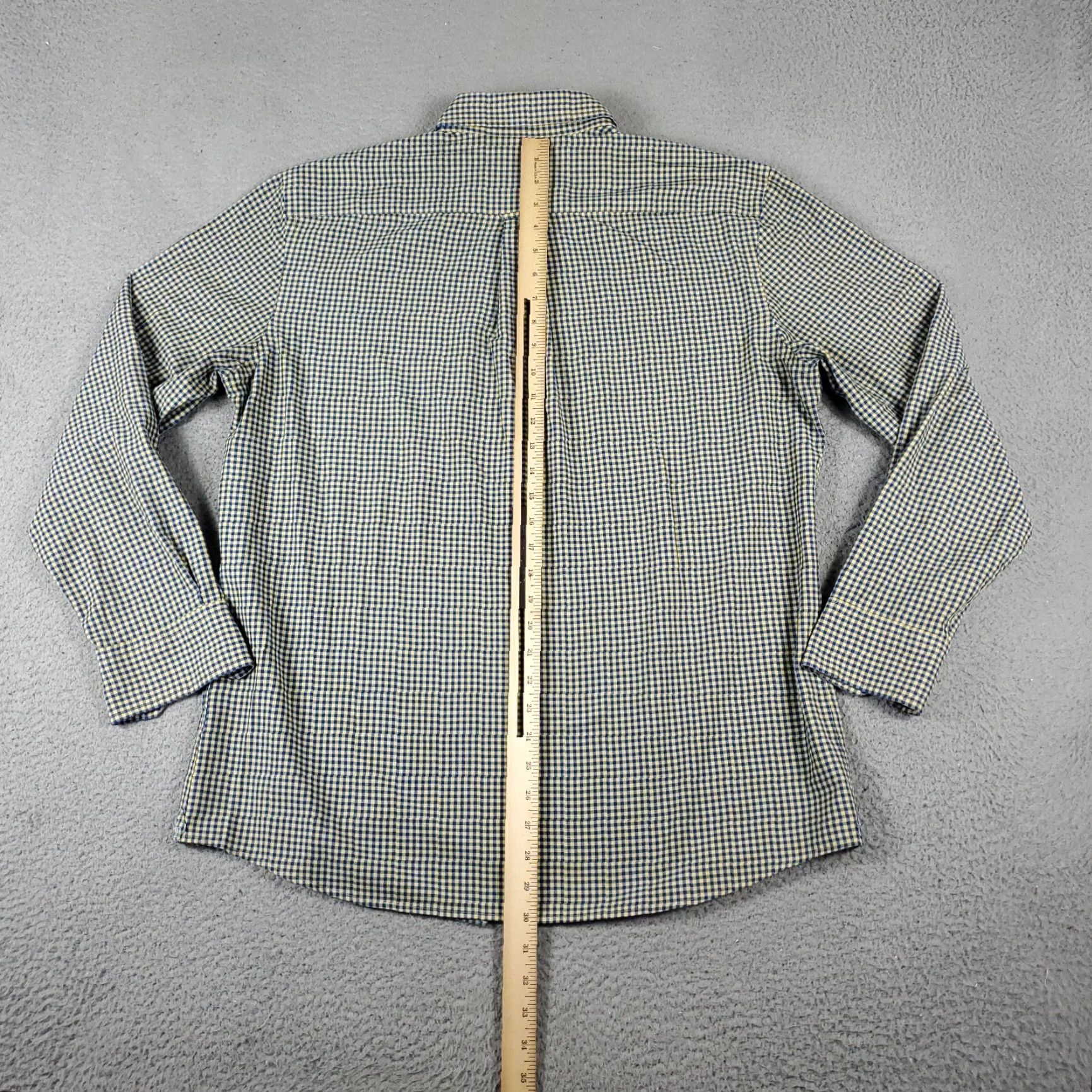 Southern Tide Southern Tide Button-Up Shirt Mens Large Blue Yellow Check Long Sleeve Size US L / EU 52-54 / 3 - 5 Thumbnail