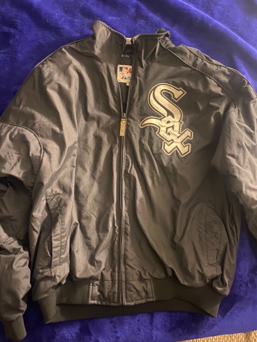 MLB × Majestic × Vintage Vintage Chicago Whitesox Jacket From 2005 Size US XL / EU 56 / 4 - 1 Thumbnail