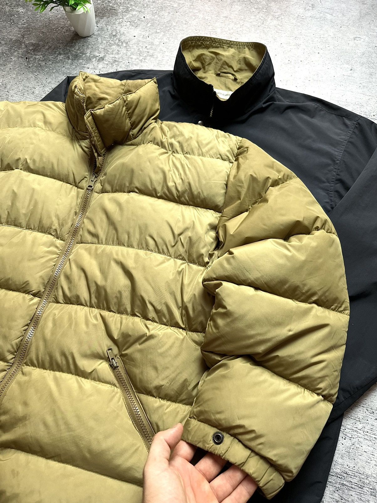Aspesi Vintage 90s Alberto Aspesi Goose Down 2 in 1 Puffer Jacket Size US M / EU 48-50 / 2 - 5 Thumbnail