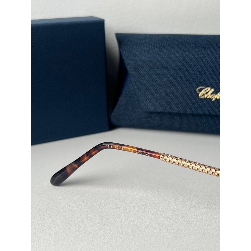 Chopard NEW Chopard SCHG33S Gold Brown Square Sunglasses $1400 Size ONE SIZE - 9 Thumbnail