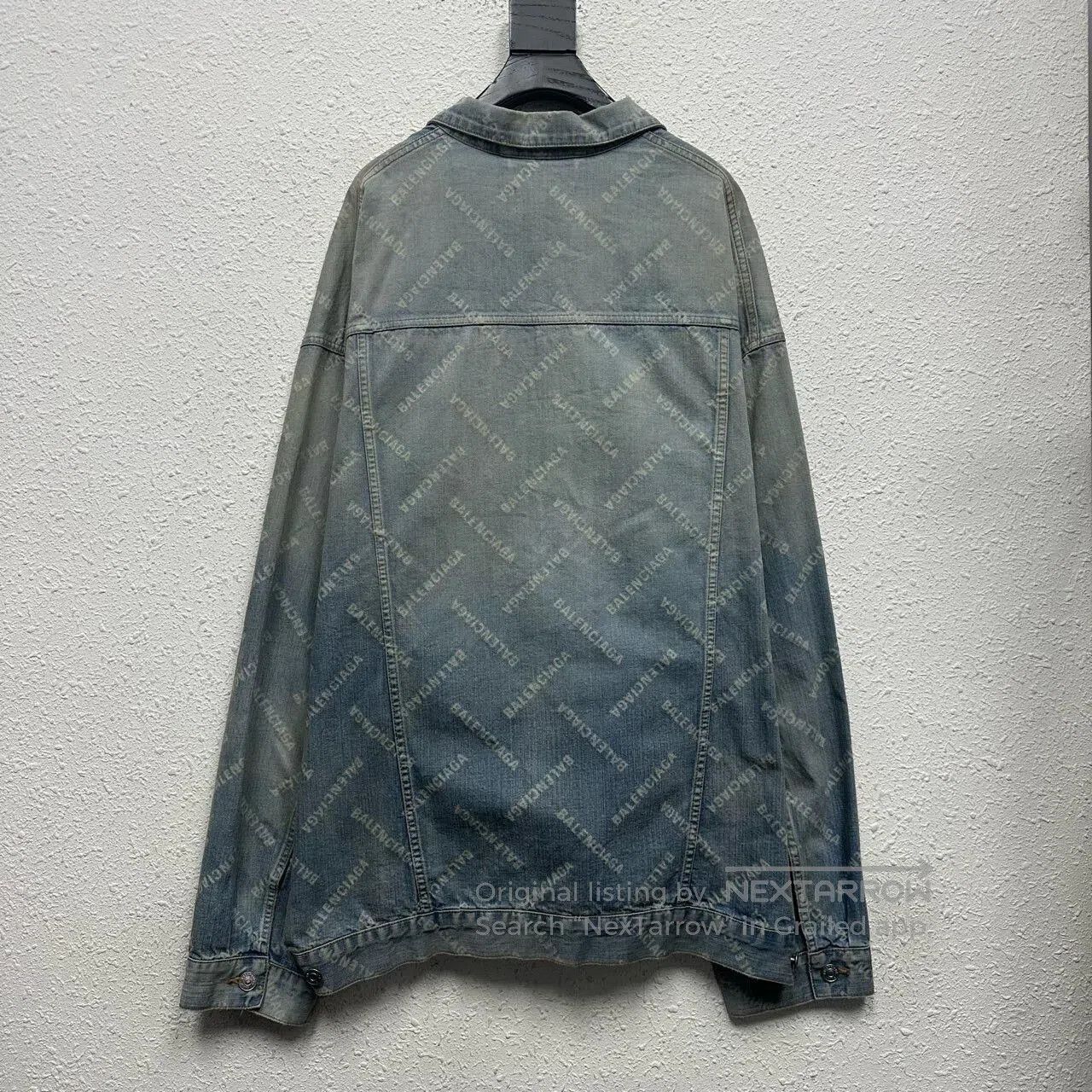 Balenciaga Balenciaga Wash Bamboo Cotton Denim Jacket. Size US M / EU 48-50 / 2 - 2 Thumbnail
