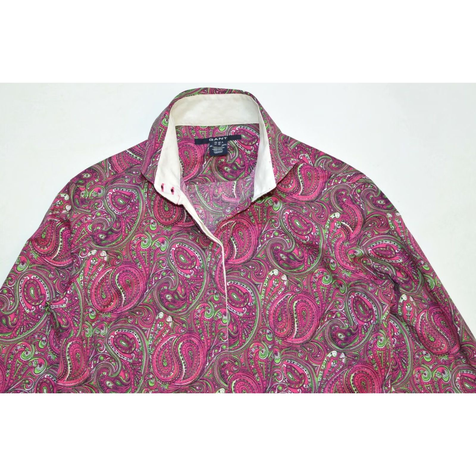 Gant Wmns GANT Paisley Print Cotton Shirt Made in Portugal Size 38 Size XS / US 0-2 / IT 36-38 - 2 Thumbnail