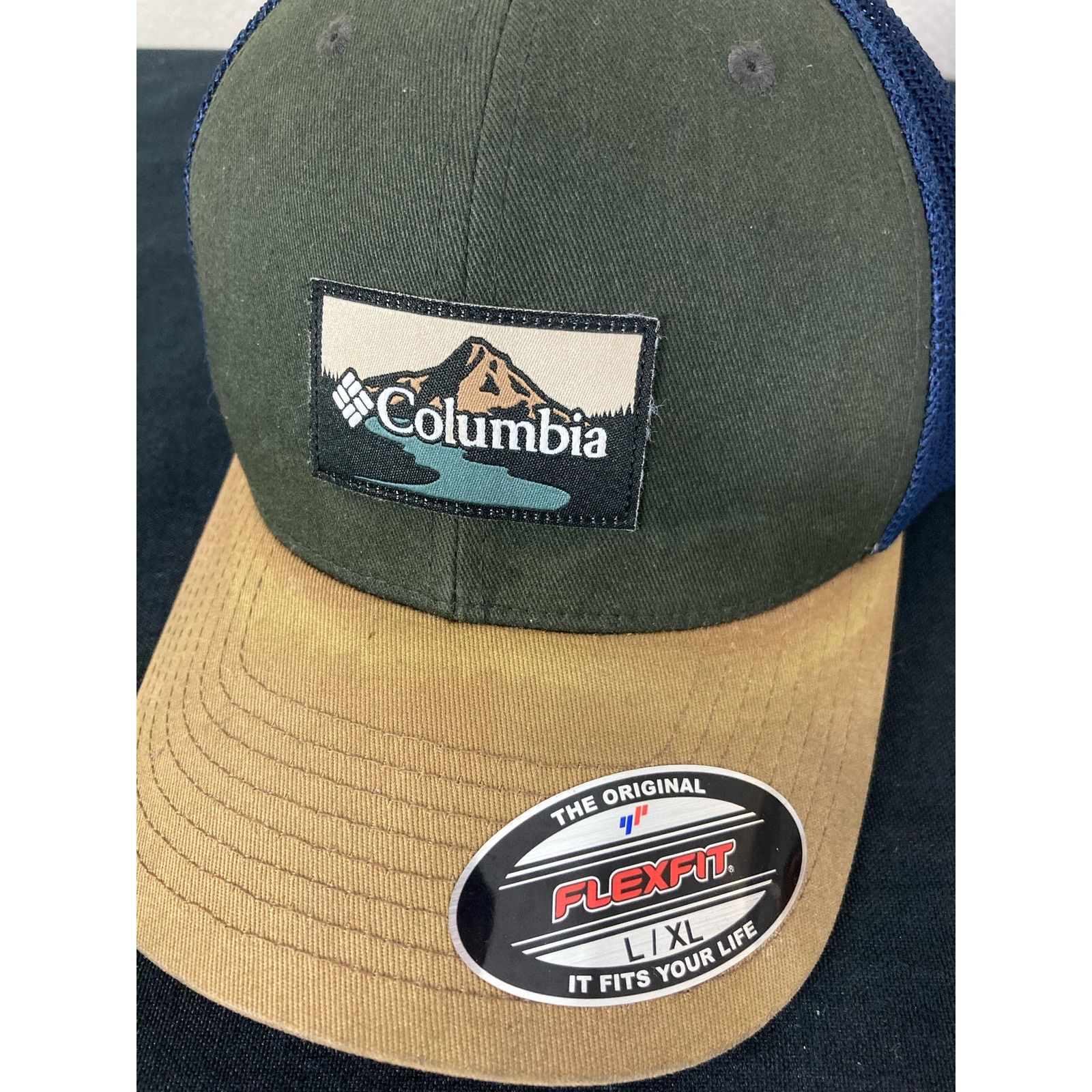Columbia Columbia Flexfit Mesh Ball Cap L Uni Breathable Multicolor Size ONE SIZE - 7 Thumbnail