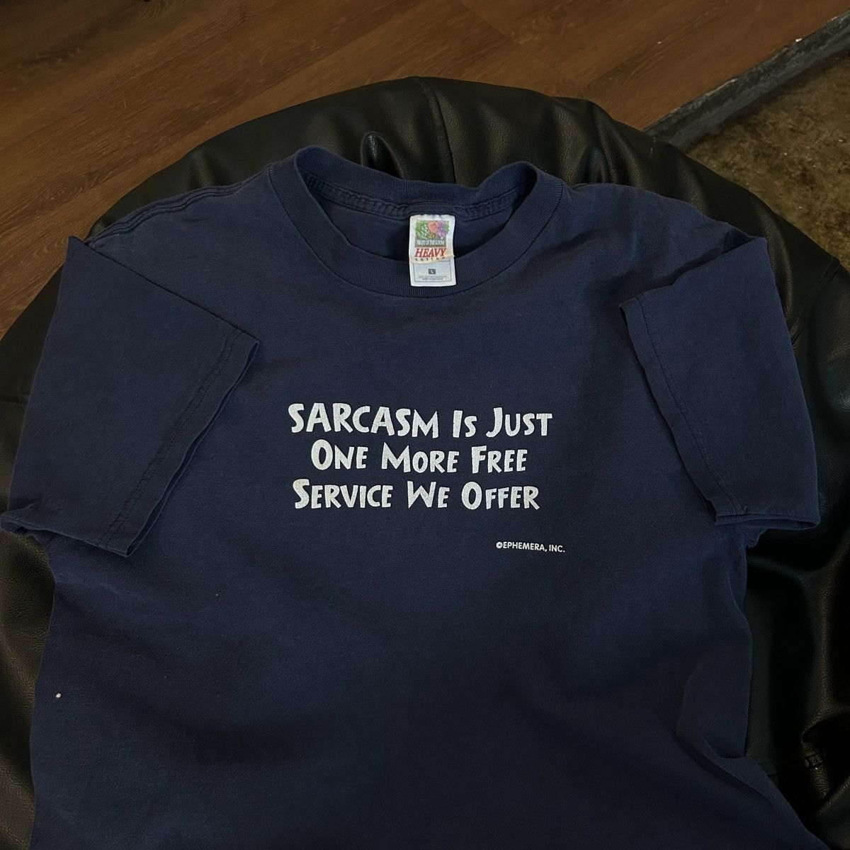 Vintage 1990s Sarcasm T-Shirt Size US L / EU 52-54 / 3 - 17 Thumbnail