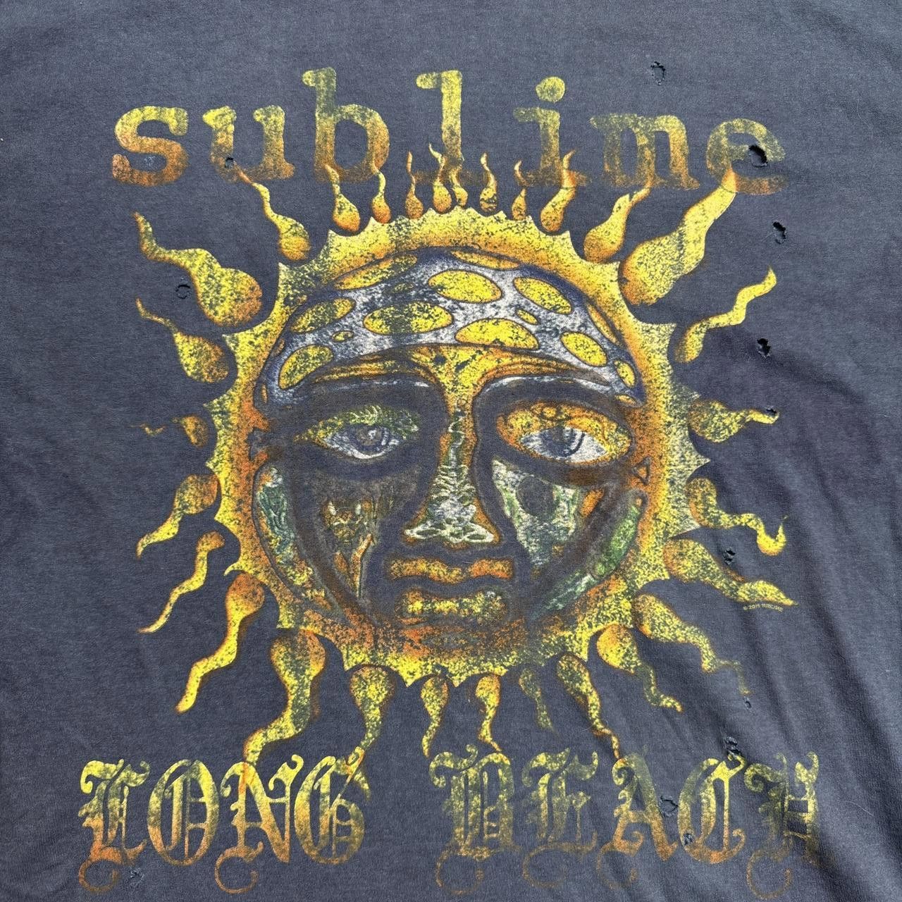 Designer Navy Sublime Long Beach California band tee Size US XL / EU 56 / 4 - 2 Thumbnail