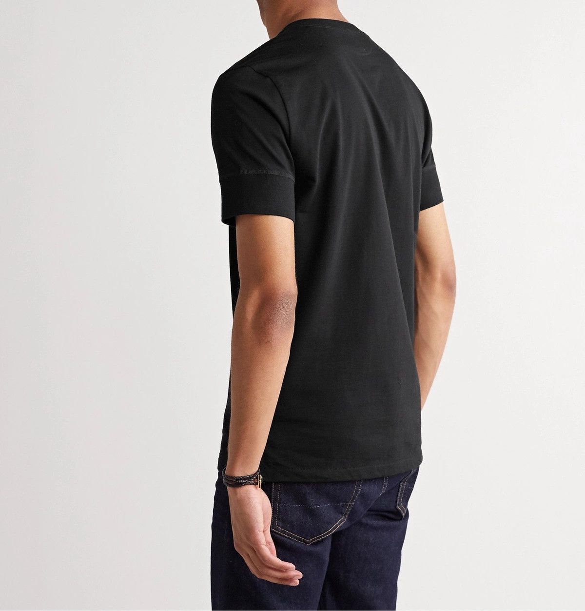 Tom Ford o1loc1c0525 JHS003 T-Shirt in Balck Size US S / EU 44-46 / 1 - 3 Thumbnail