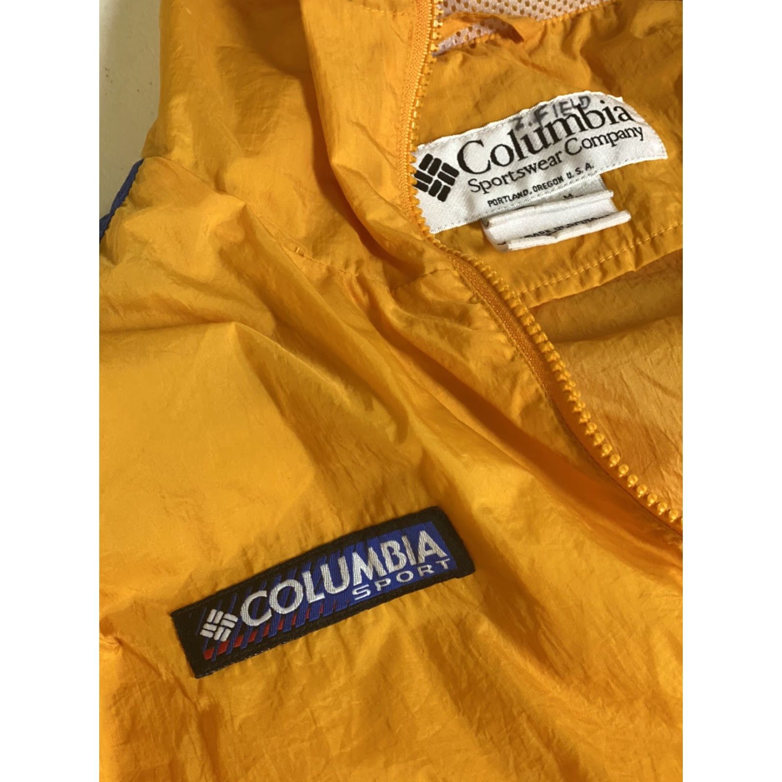 Vintage VINTAGE Columbia Sport Jacket Anorak Half Zip Hood Windbreaker Small S Mens XL? Size US S / EU 44-46 / 1 - 6 Thumbnail