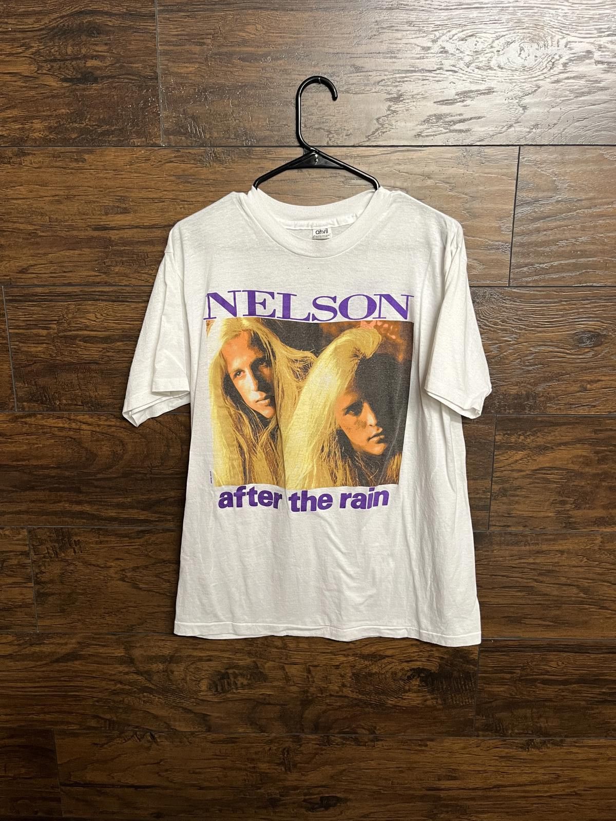 Anvil Vintage Band Nelson After the Rain T-shirt - Nelson Twins -L Size US L / EU 52-54 / 3 - 1 Thumbnail