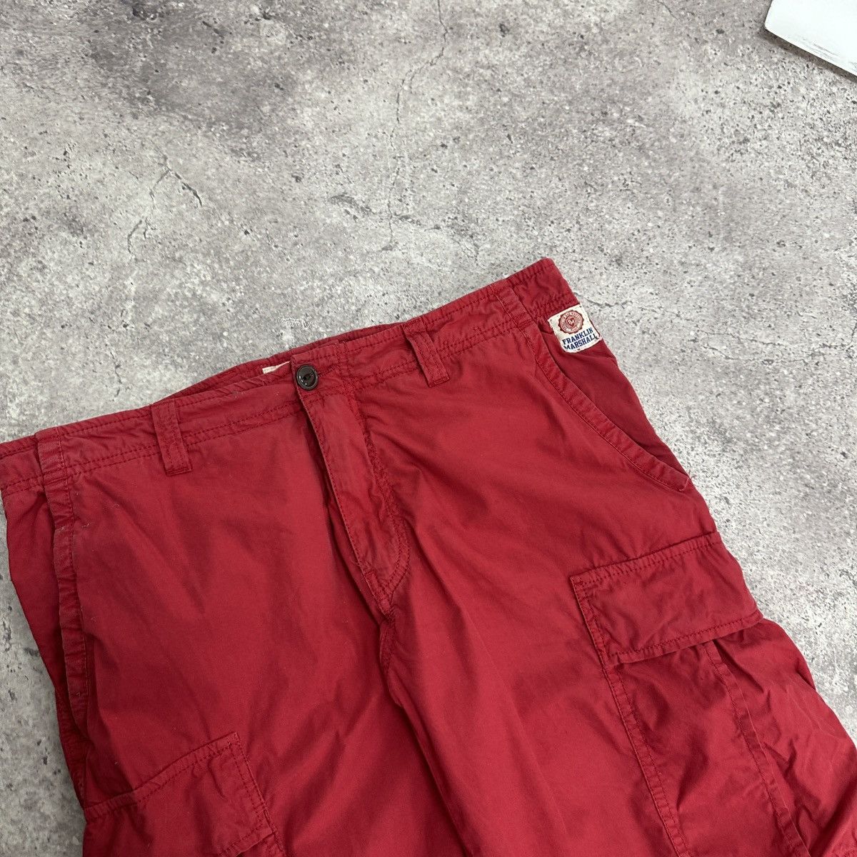 Franklin & Marshall Vintage 00s Franklin & Marshall cargo red pants jeans y2k og Size US 31 - 8 Thumbnail