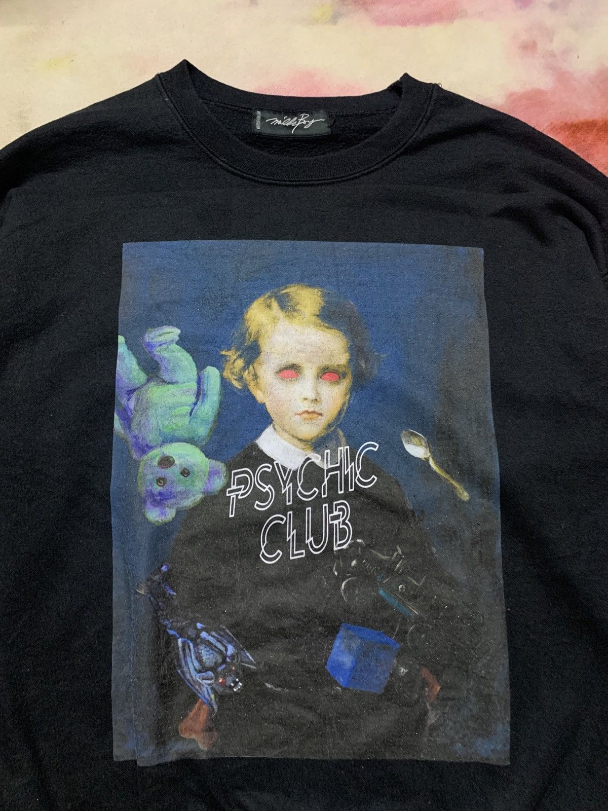 Japanese Brand MILKBOY Pyschic Club Sweatshirt Size US M / EU 48-50 / 2 - 3 Thumbnail