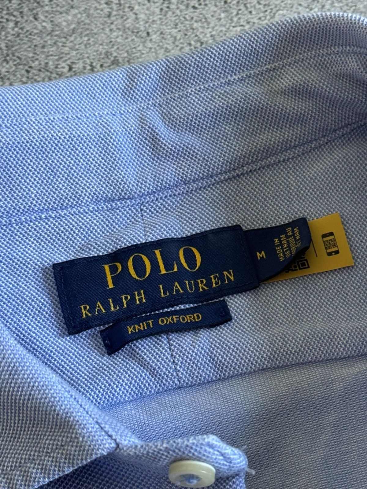 Polo Ralph Lauren Polo Ralph Lauren M knit oxford shirt button up long sleeve Size US M / EU 48-50 / 2 - 5 Thumbnail