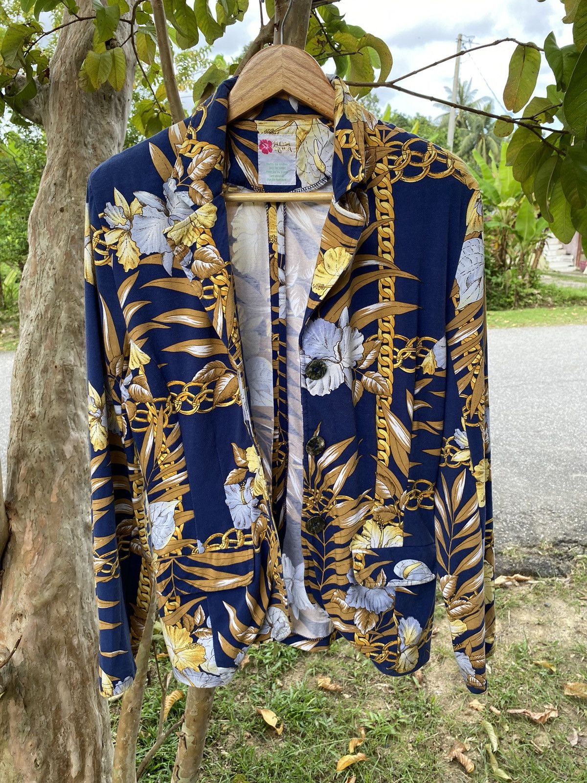 ALBA × Designer × Japanese Brand Alba Rosa Floral Women’s Jacket Size M / US 6-8 / IT 42-44 - 8 Thumbnail