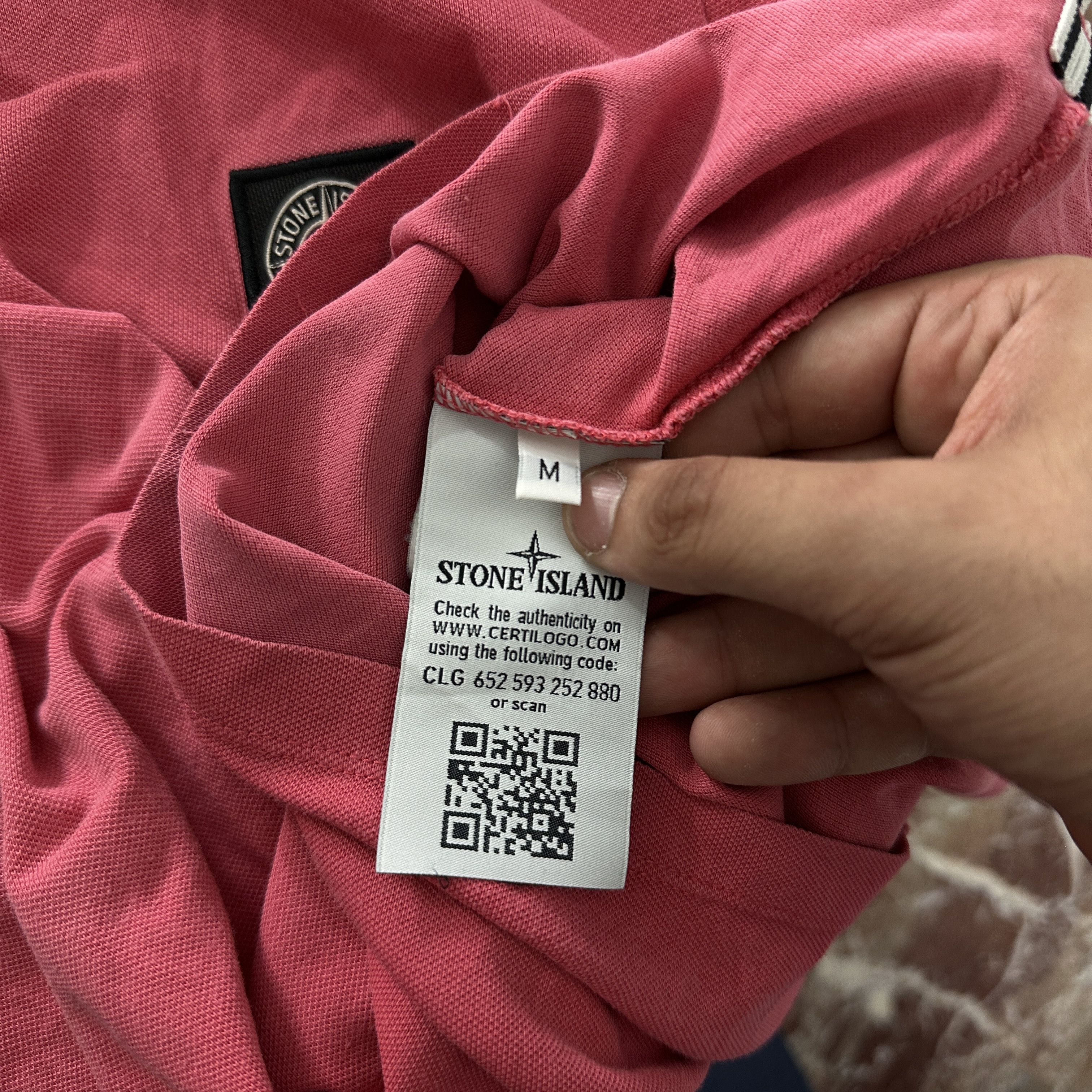 Stone Island Polo Stone Island Logo Quadrato – M Size US M / EU 48-50 / 2 - 4 Thumbnail