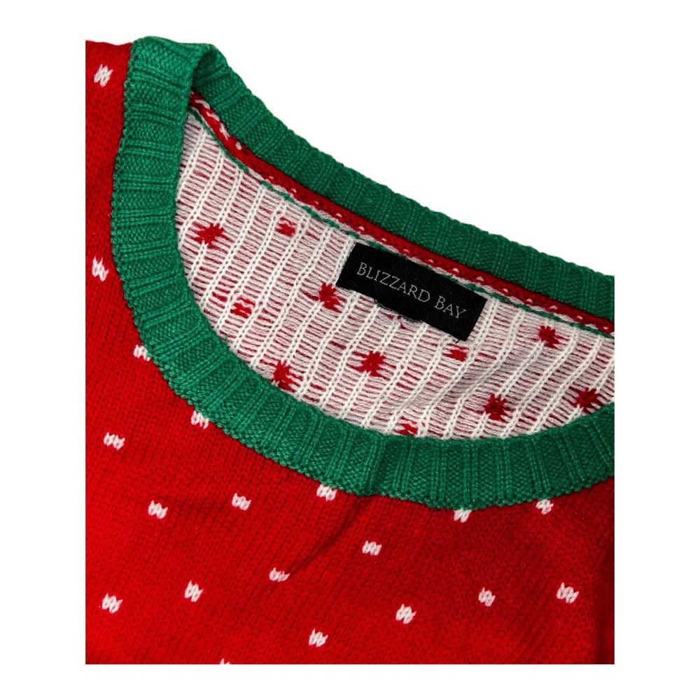 Designer Elves Holding Present Pouch Ugly Holiday Sweater Medium Size M / US 6-8 / IT 42-44 - 7 Thumbnail