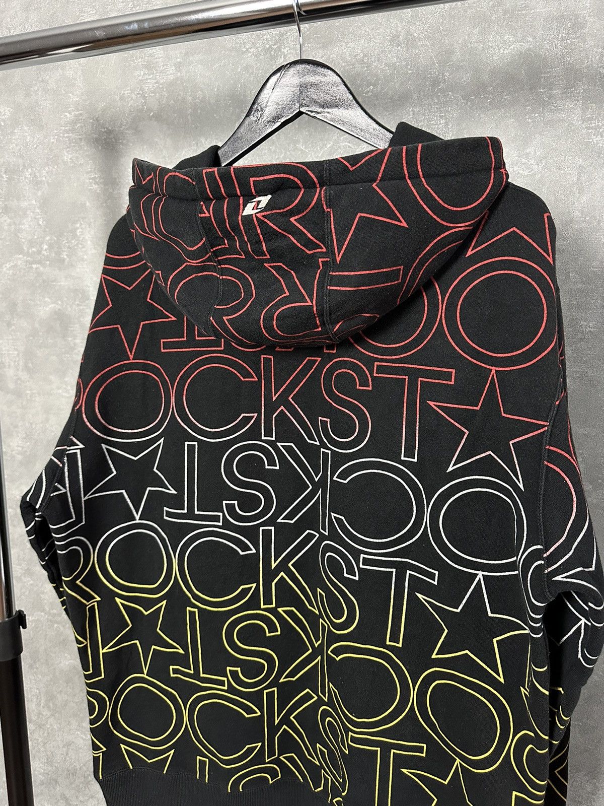 Rockstar Games × Vintage Rockstar Vintage Monogram Logo Full Zip Cotton Hoodie Size US L / EU 52-54 / 3 - 9 Thumbnail