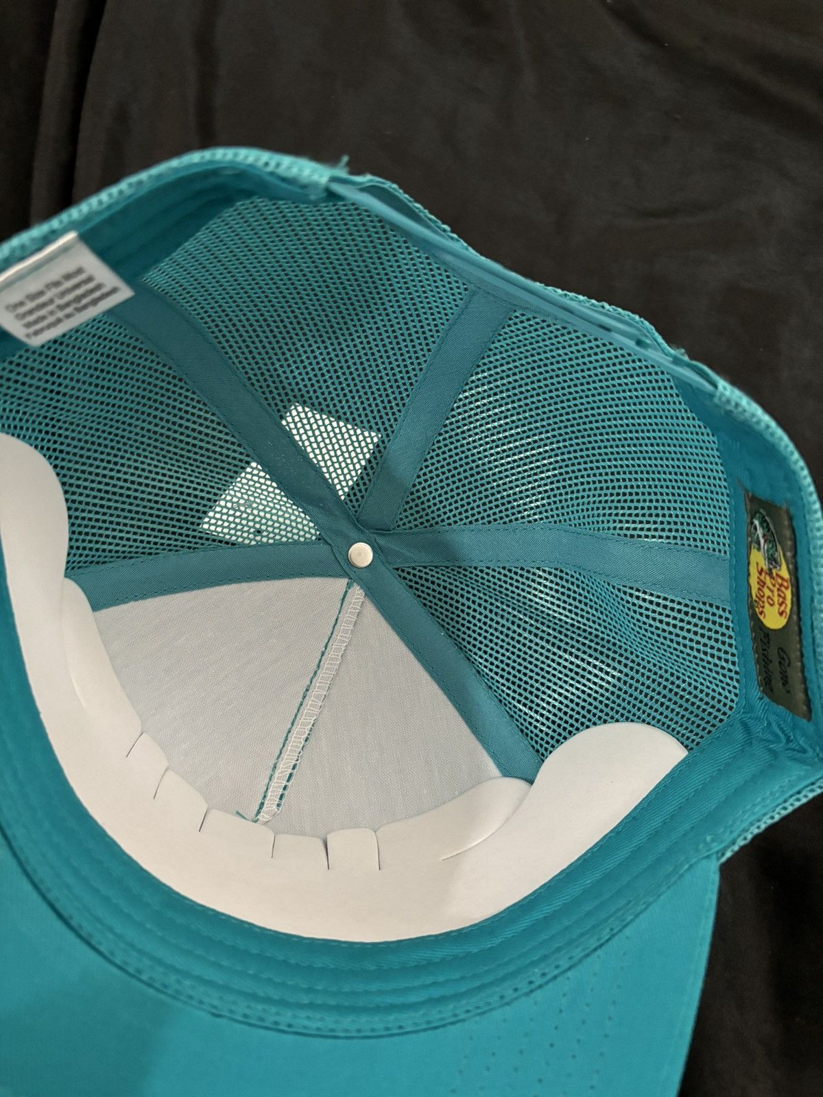 Cabelas Bass Pro Shop Trucker Hat Teal Size ONE SIZE - 3 Thumbnail