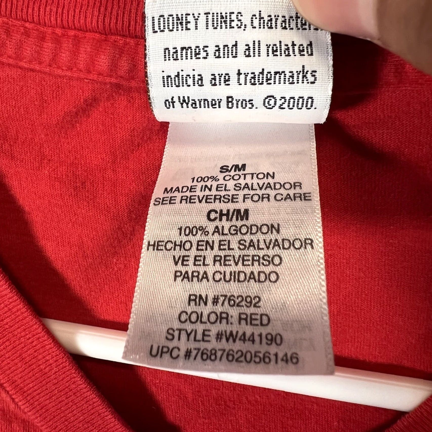 Vintage VINTAGE A1 Looney Tunes Tweety Bird Supercool V Neck Sleep Shirt Womens Small Shirt Womens Small Red Bird 8/10 Size S / US 4 / IT 40 - 7 Thumbnail