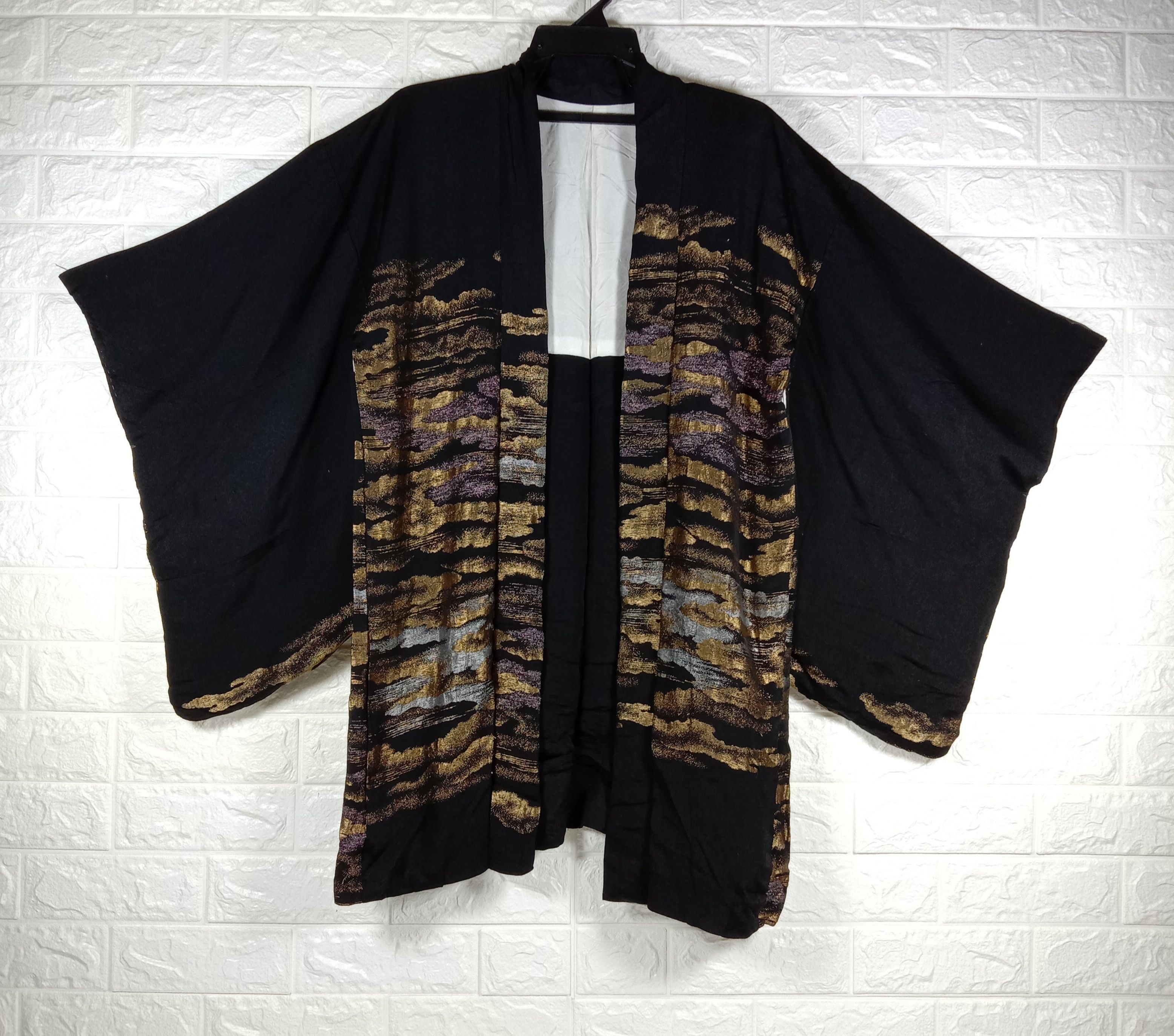 Japanese Brand Vintage Kimono Noragi Haori Hanten Art Cardigan Size US XL / EU 56 / 4 - 1 Thumbnail