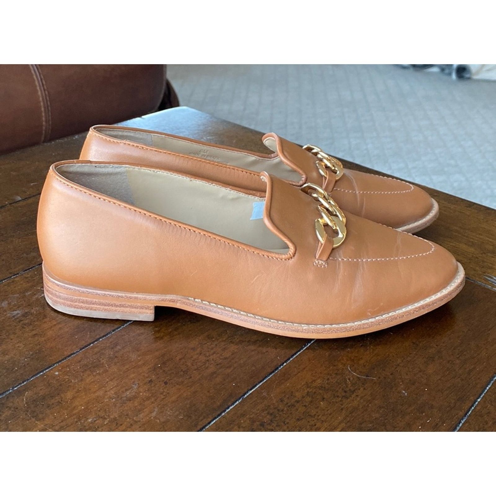 Other Talbots Leighton Chainlink Nappa Loafers Havana Tan size 8 Size US 8 / IT 38 - 1 Thumbnail