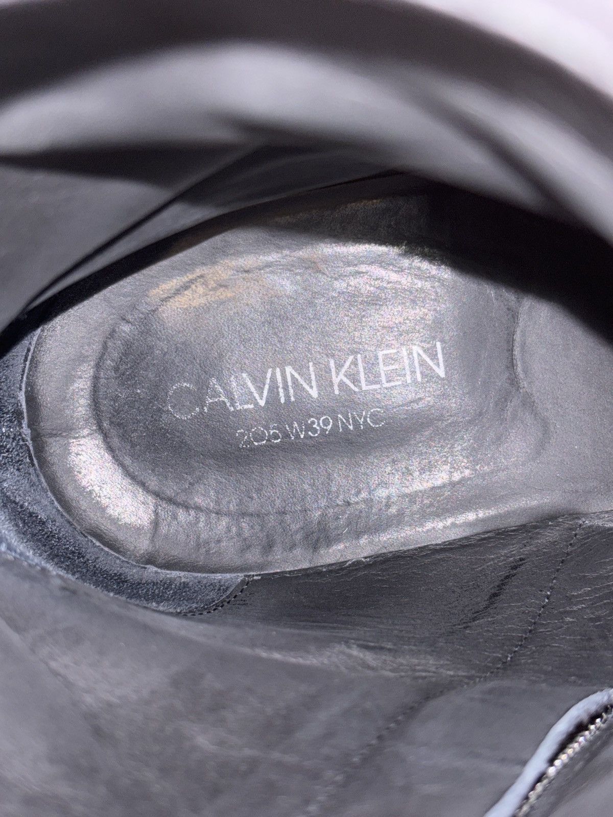 Calvin Klein 205W39NYC Calvinklein205w39nyc raf simons black suede silver tip 42 Size US 9 / EU 42 - 8 Thumbnail
