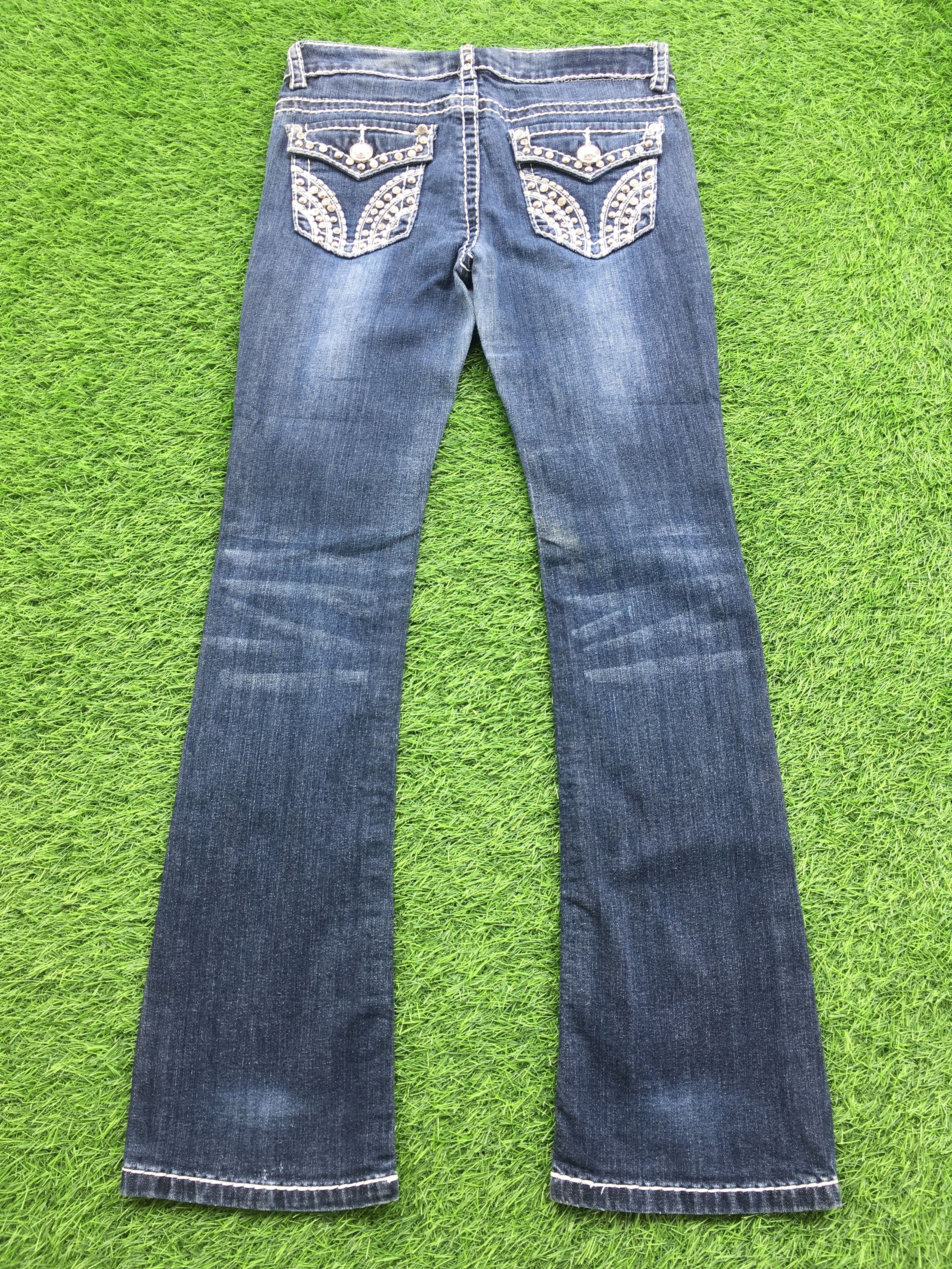 Grace in LA × Jean Miss Chic Slim Boot Cut Jeans D-977 Size 27" / US 4 / IT 40 - 1 Thumbnail