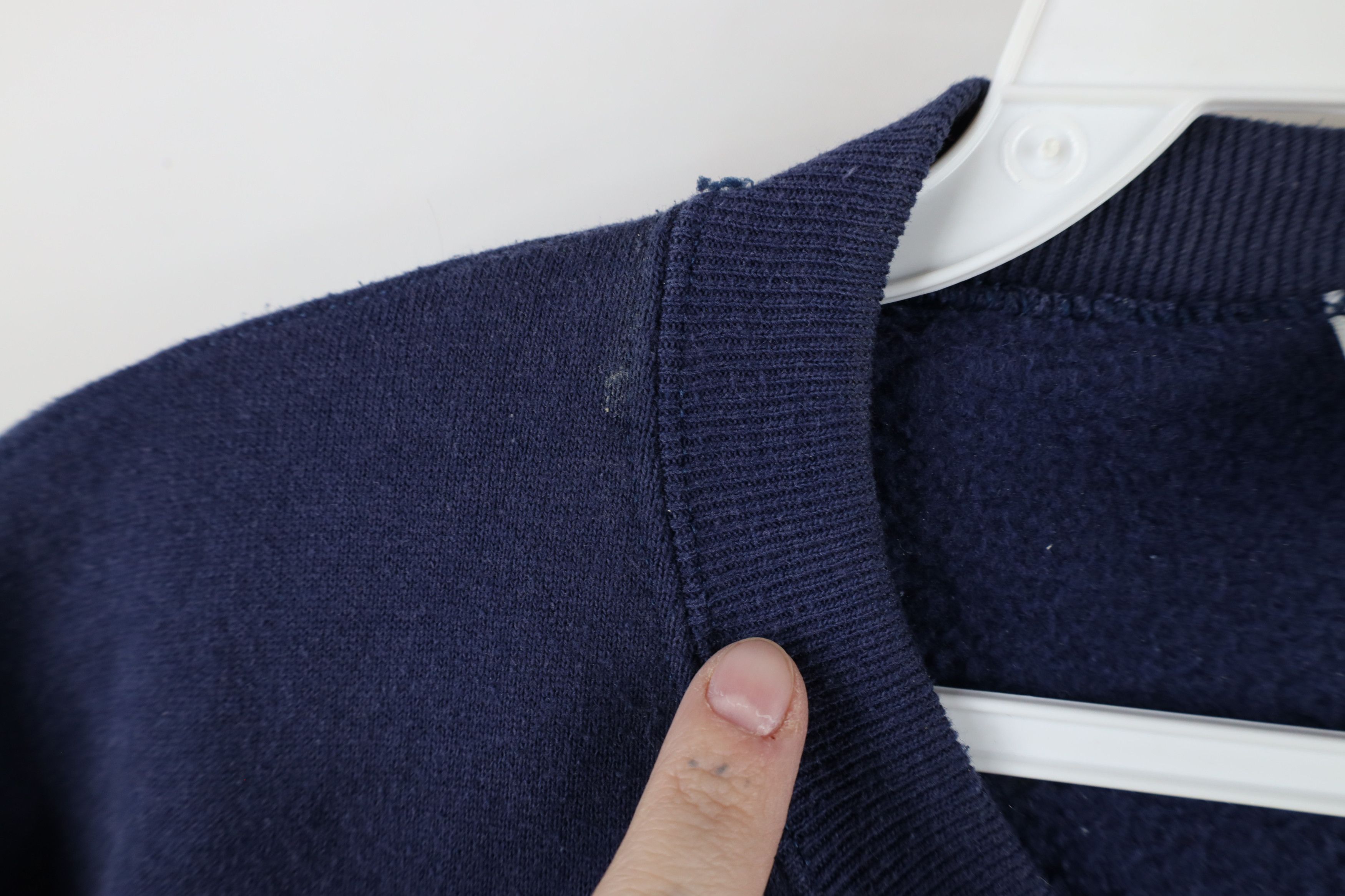 Vintage Vintage 90s Streetwear Faded Blank Crewneck Sweatshirt USA Size US XL / EU 56 / 4 - 7 Thumbnail