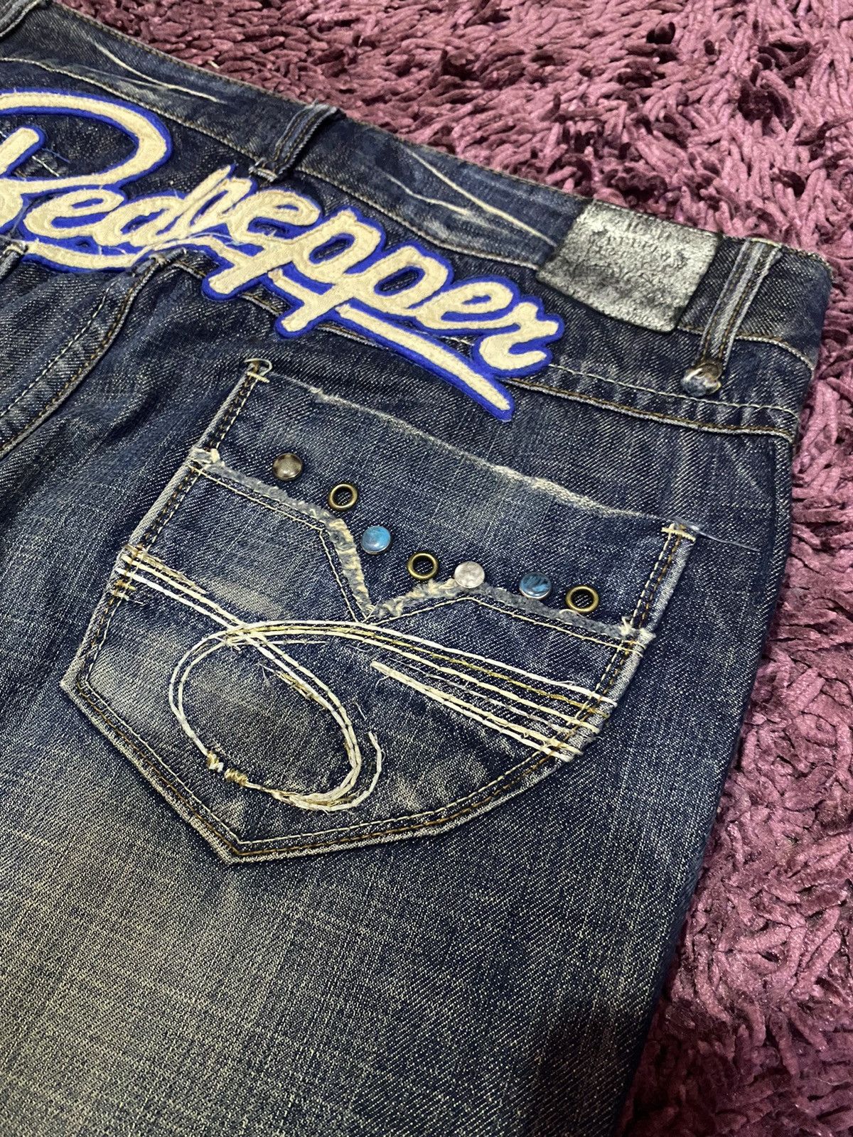 Japanese Brand × Vintage Vintage Redpepper Gold Label Straight Cut Jeans Size US 36 / EU 52 - 9 Thumbnail