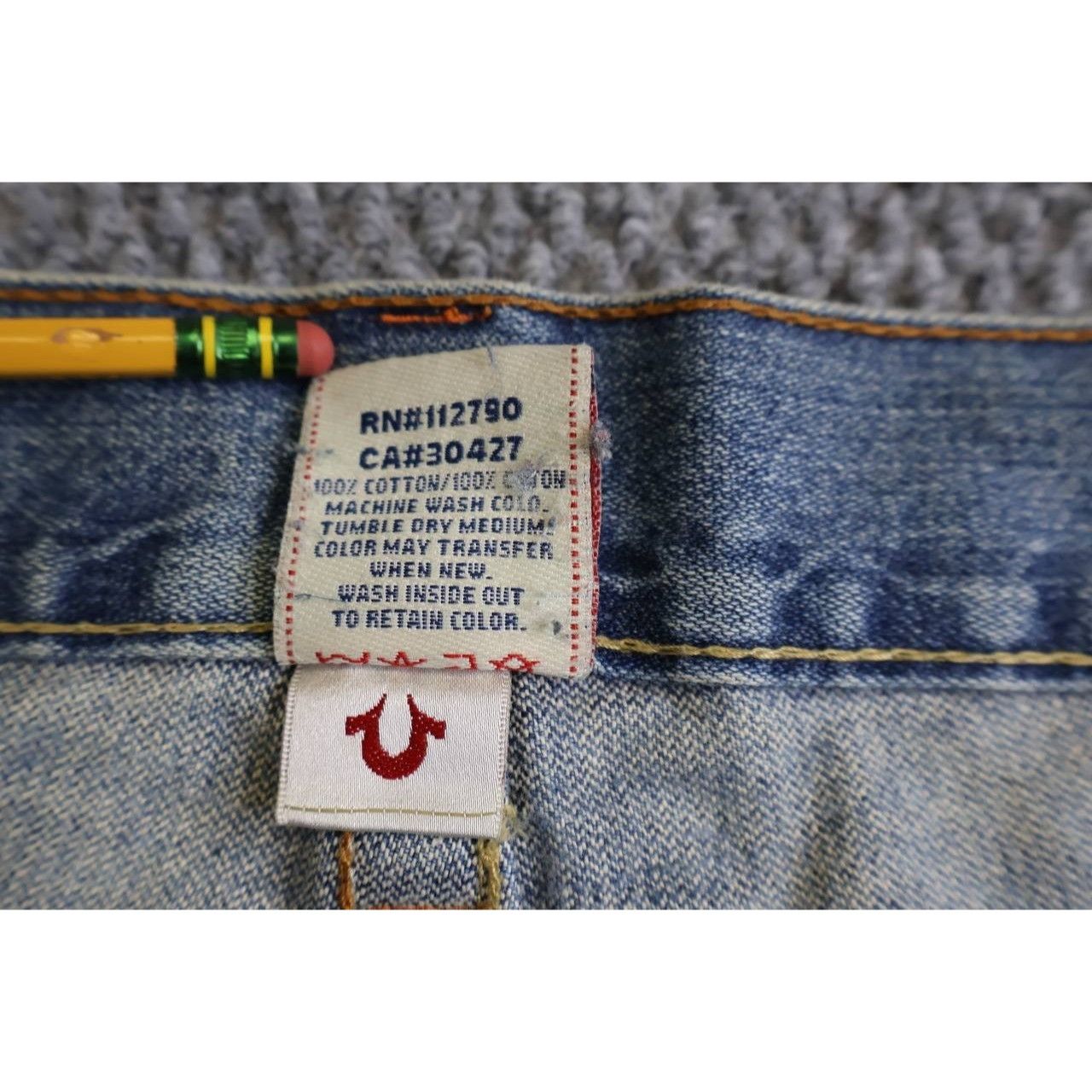 True Religion True Religion Joey Samurai Y2K Denim Jeans 36x34 Embroidered Size US 36 / EU 52 - 6 Thumbnail