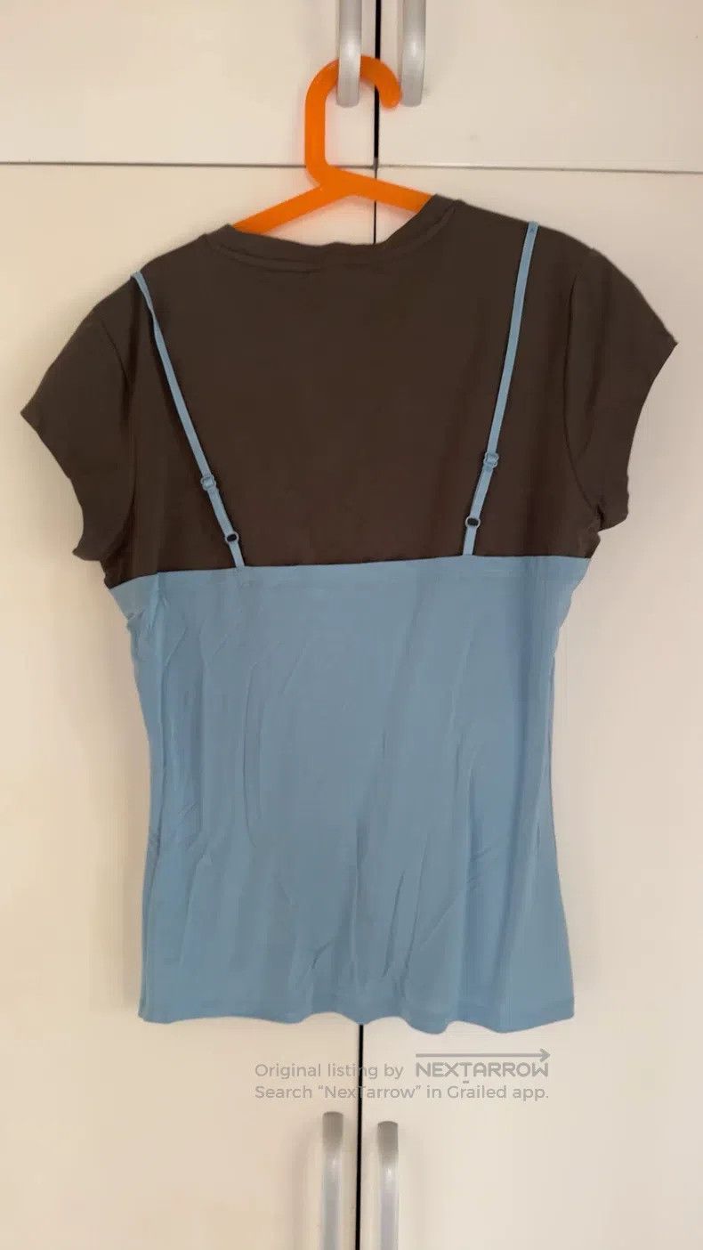 Acne Studios Acne Studios Lace bow strappy short-sleeved T-shirt top Size M / US 6-8 / IT 42-44 - 2 Thumbnail