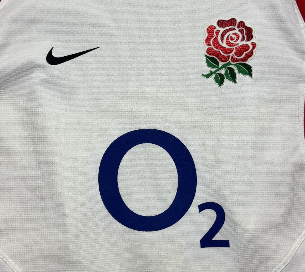 Nike England 2005 2006 Home Rugby Shirt Jersey Nike O2 Vintage Size US XXL / EU 58 / 5 - 7 Thumbnail