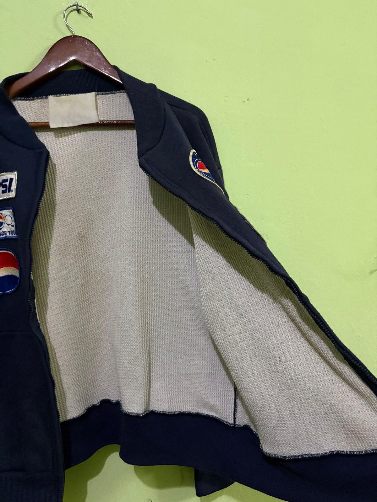 Pepsi VTG 2001 Pepsiman Space Tour Thermal Sweater Jacket Size US M / EU 48-50 / 2 - 6 Thumbnail
