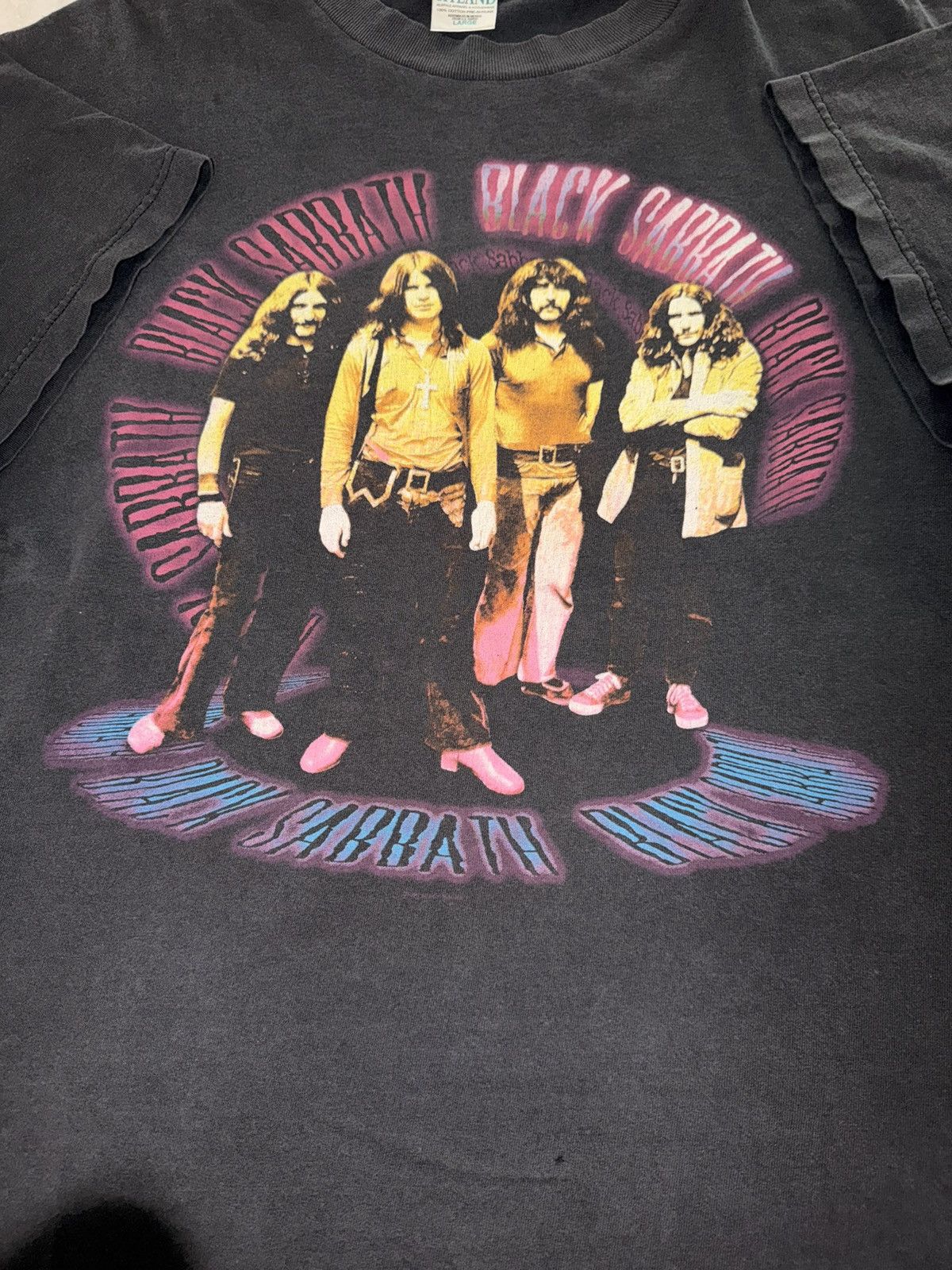 Band Tees Vintage Faded Black Sabbath 1999 Reunion tee Size US L / EU 52-54 / 3 - 3 Thumbnail