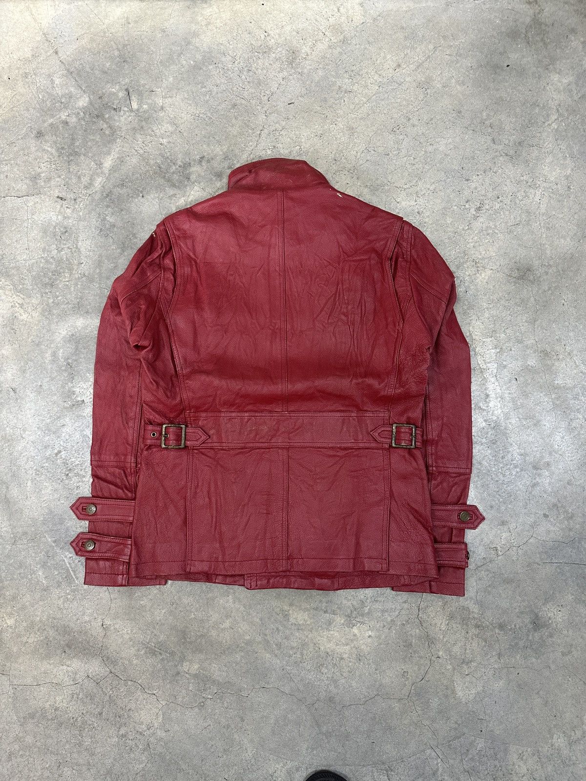 Japanese Brand × Tornado Mart 🔥RARE🔥 Vintage Tornado Mart Leather Jacket Size US S / EU 44-46 / 1 - 4 Thumbnail