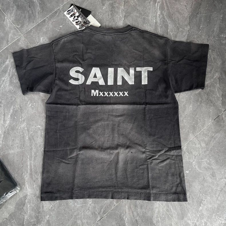 Saint Michael Saint Michael Washed black short sleeved shirt Size US S / EU 44-46 / 1 - 2 Thumbnail