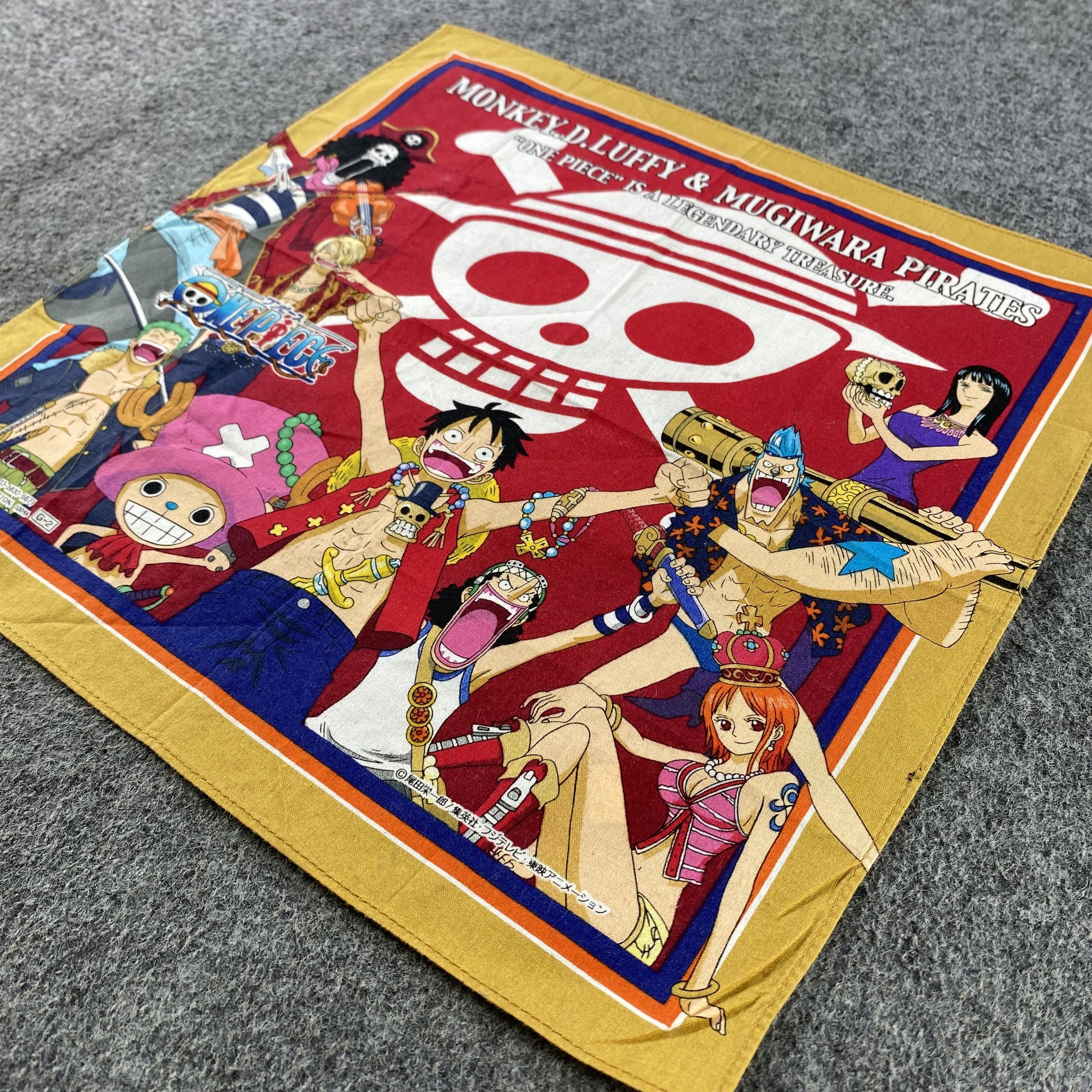 Anime × Japanese Brand One Piece Handkerchief/Neckerchief/Bandana HC856 Size ONE SIZE - 2 Thumbnail