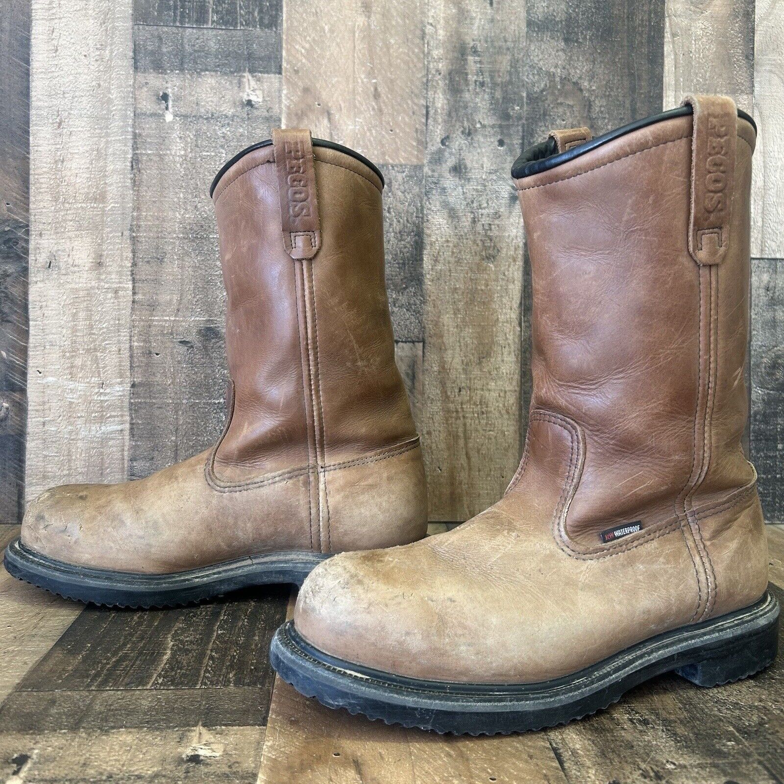 Red Wing Red Wing Pecos 4445 Steel Toe Waterproof Pull On Boots 9 D Grailed