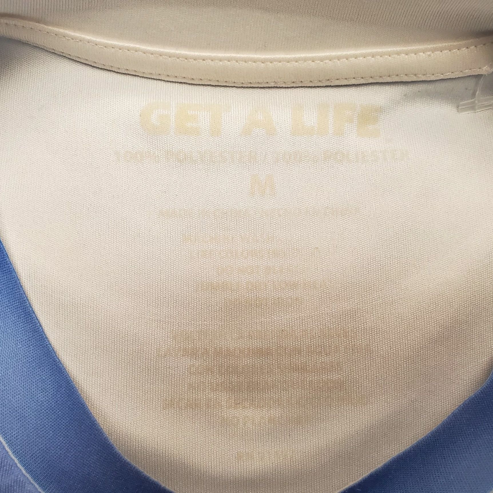 Alife VINTAGE Get A Life Shirt Mens Medium Blue Performance Salt Water Fishing Marlin TEE Size US M / EU 48-50 / 2 - 4 Thumbnail