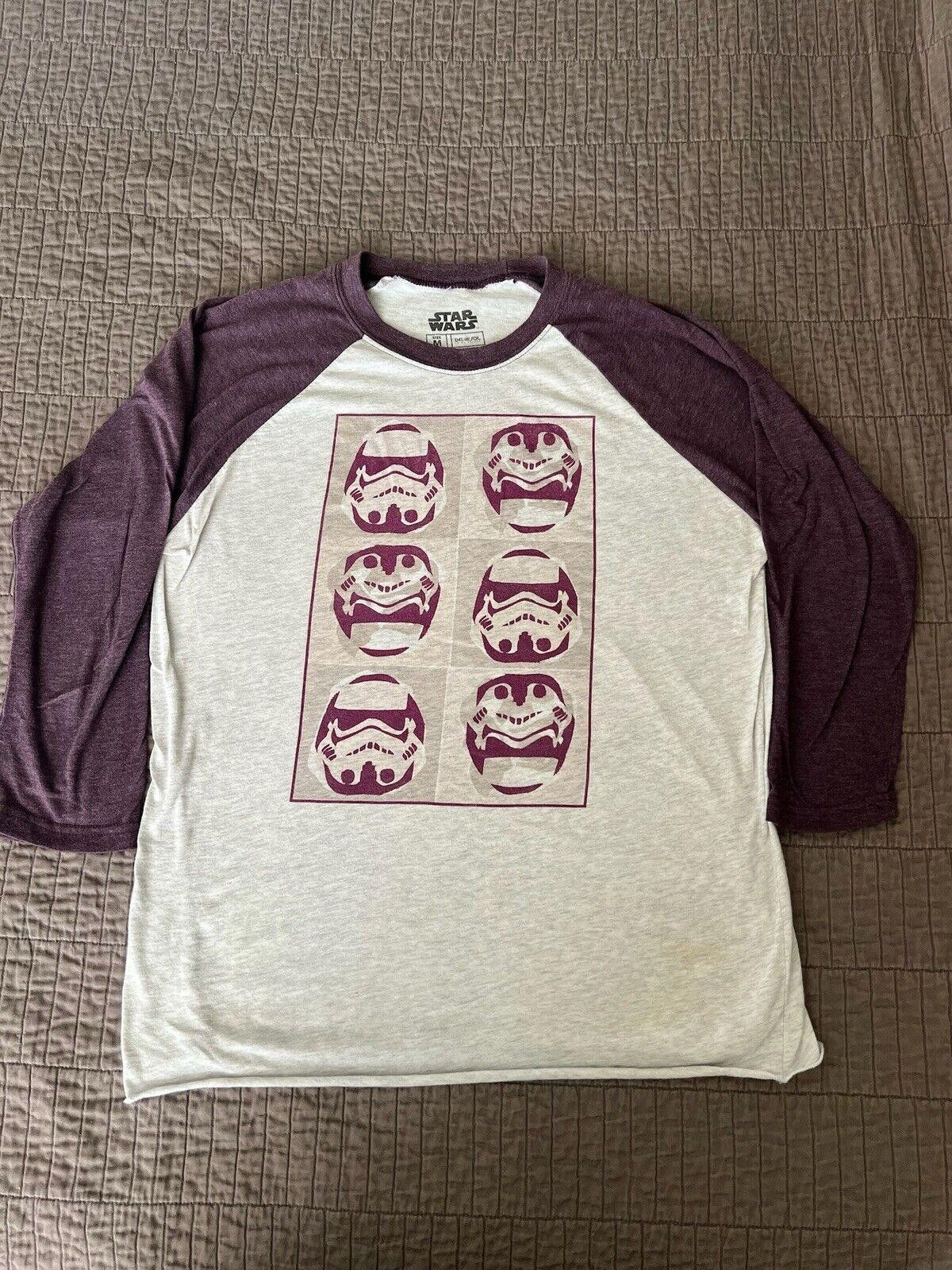 Designer Star Wars Del Sol Women’s Medium 3/4 Purple Sleeve Size M / US 6-8 / IT 42-44 - 1 Thumbnail