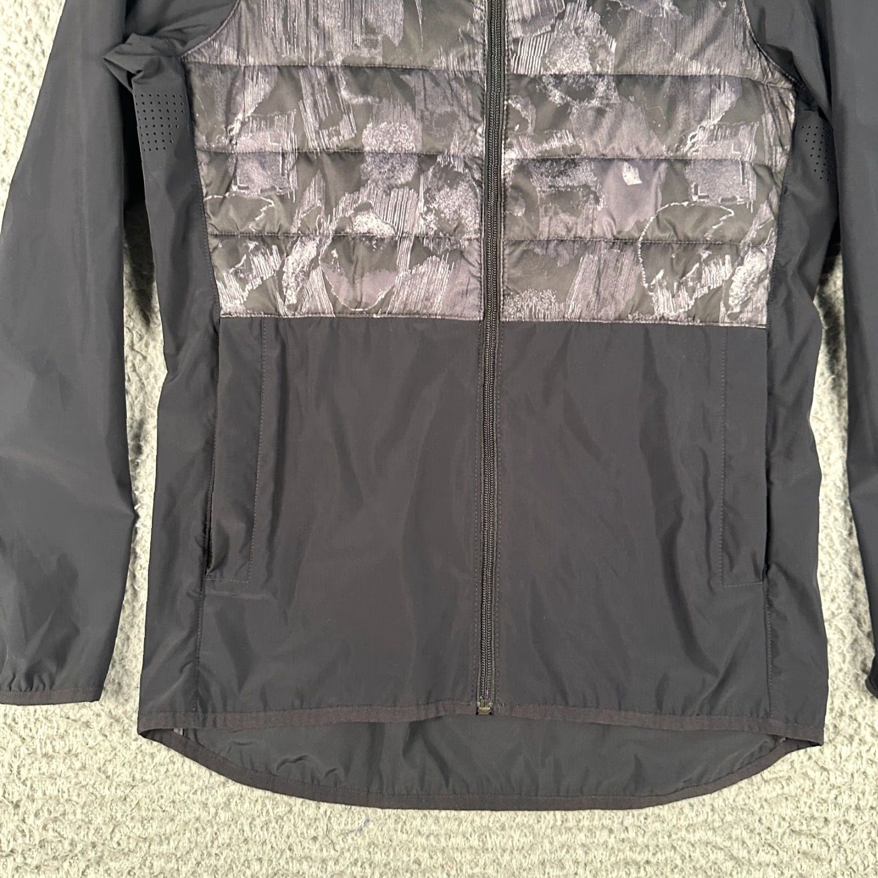 J.Lindeberg J.Lindeberg Jacket Mens Medium Black Gray Quilted Primaloft Season Hybrid Size US M / EU 48-50 / 2 - 3 Thumbnail