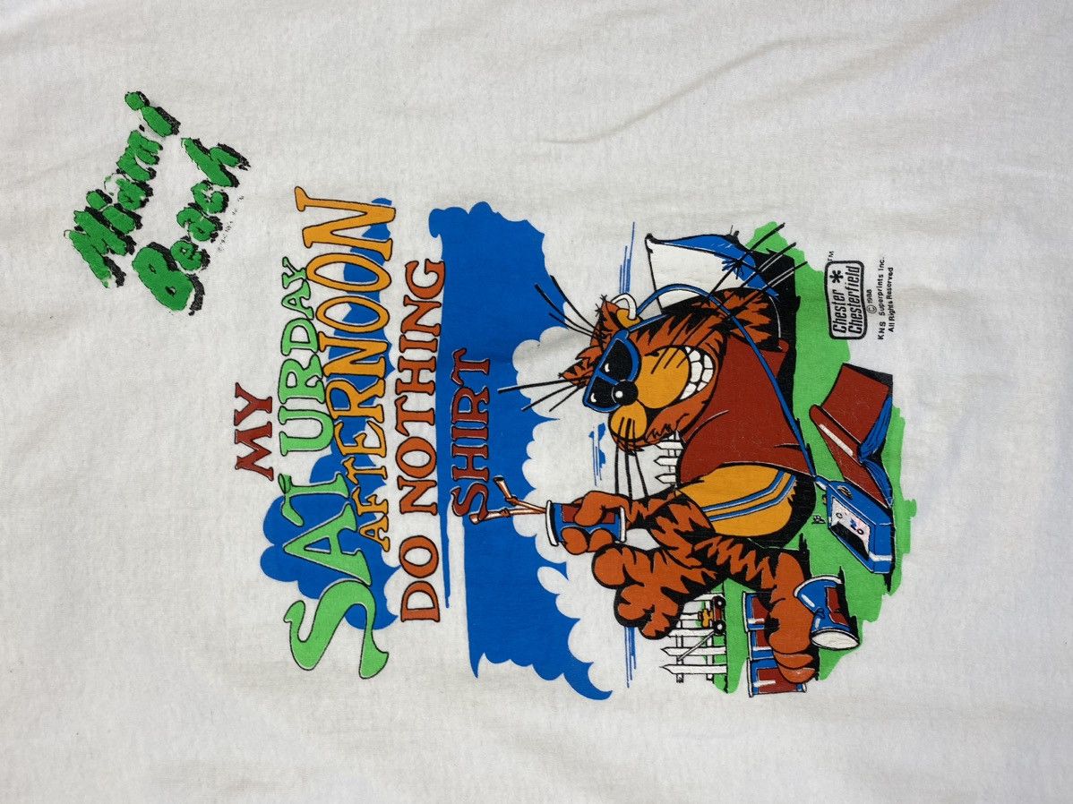 Designer × Fruit Of The Loom × Vintage Chester Chesterfield 1998 t-shirt Size US XL / EU 56 / 4 - 2 Thumbnail