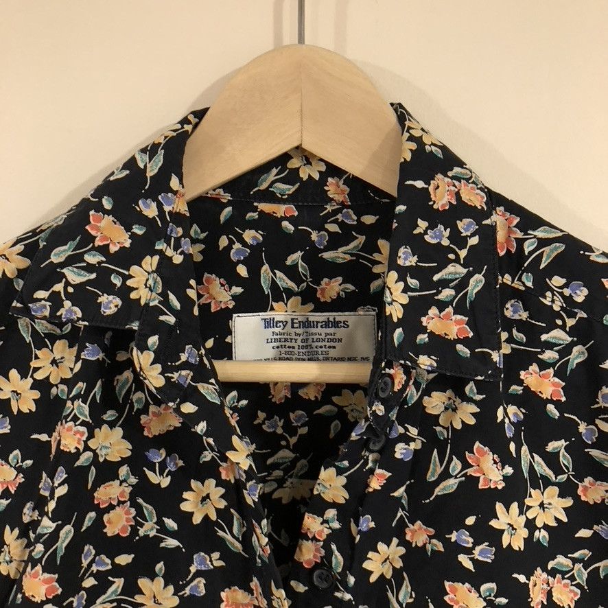 Liberty London Vintage Tilley-made Short Sleeve Button Down Floral Size US S / EU 44-46 / 1 - 4 Thumbnail