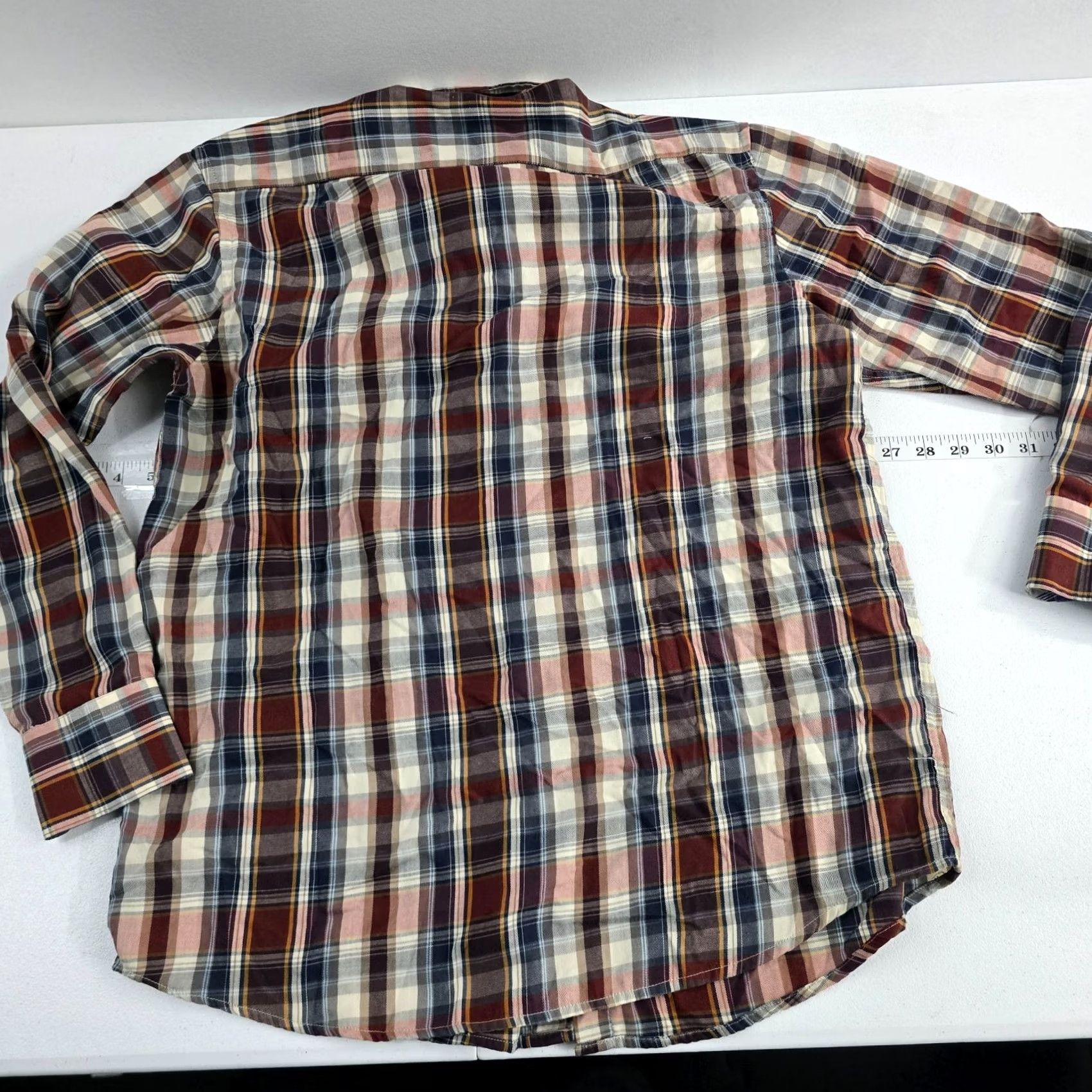 Vintage Bogari Button Down Shirt M Plaid Italy Fall Size US M / EU 48-50 / 2 - 2 Thumbnail