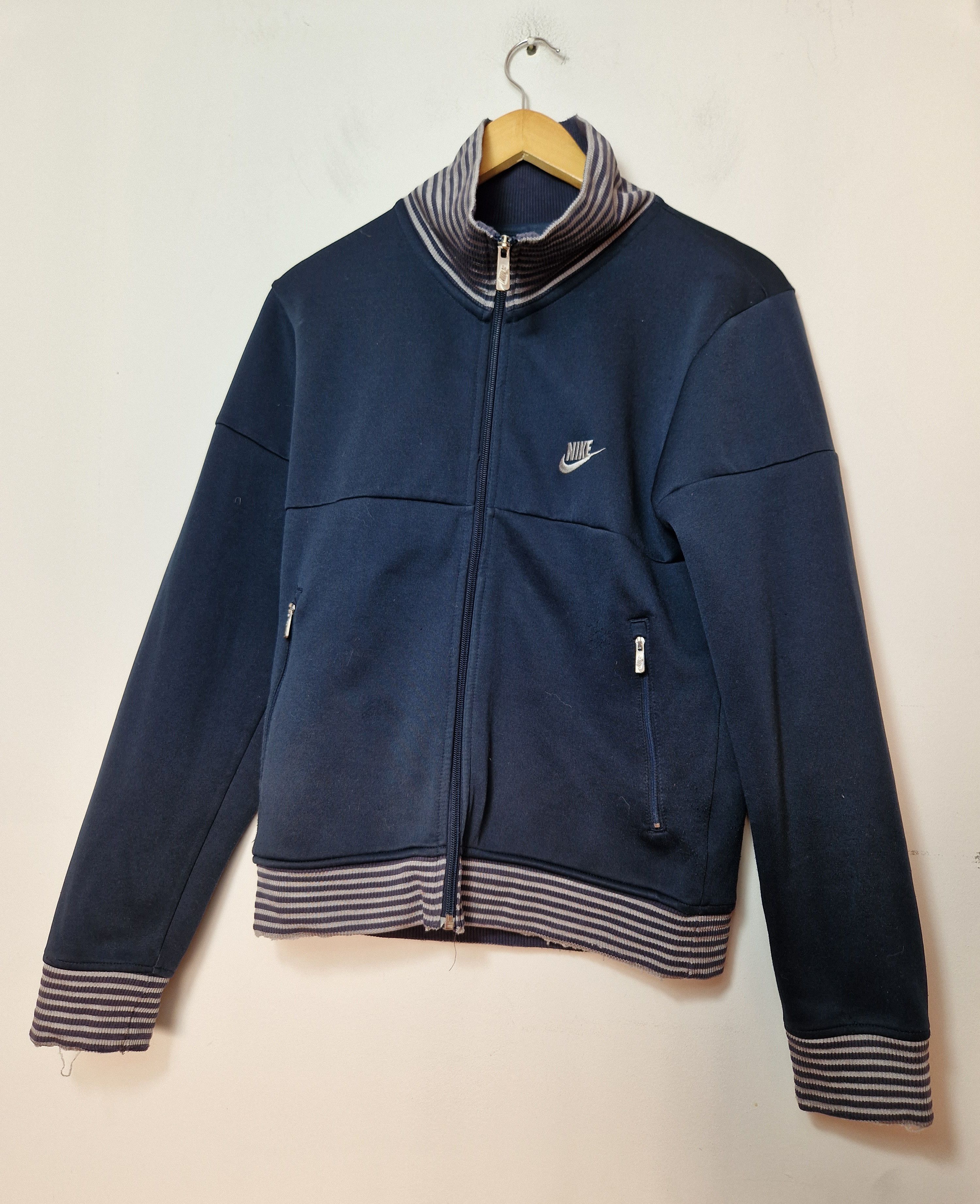 Nike × Vintage Nike vintage y2k track sweatshirt Size US S / EU 44-46 / 1 - 1 Thumbnail