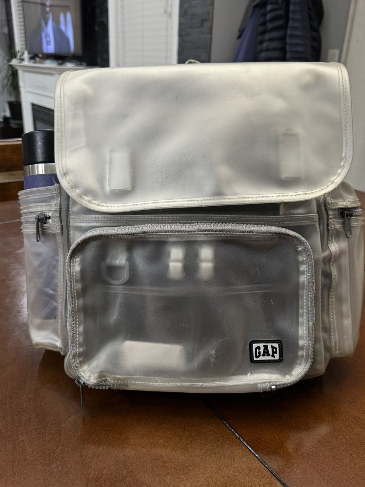 Gap Vintage Y2K GAP Technical Clear Multi-Pocket Backpack Size ONE SIZE - 1 Thumbnail
