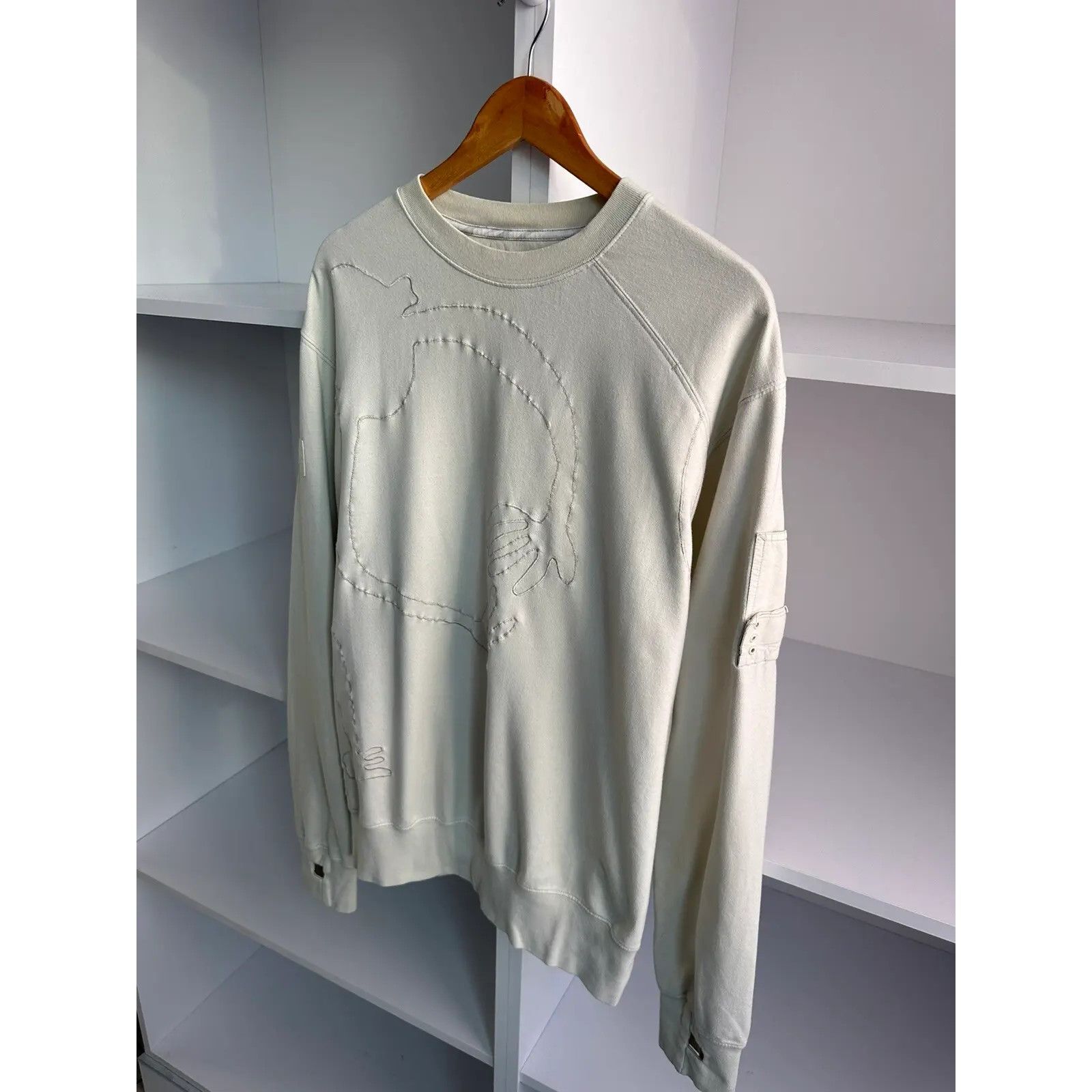 Maharishi VTG Maharishi Avant Garde Archival Beige Sweatshirt Size US M / EU 48-50 / 2 - 3 Thumbnail