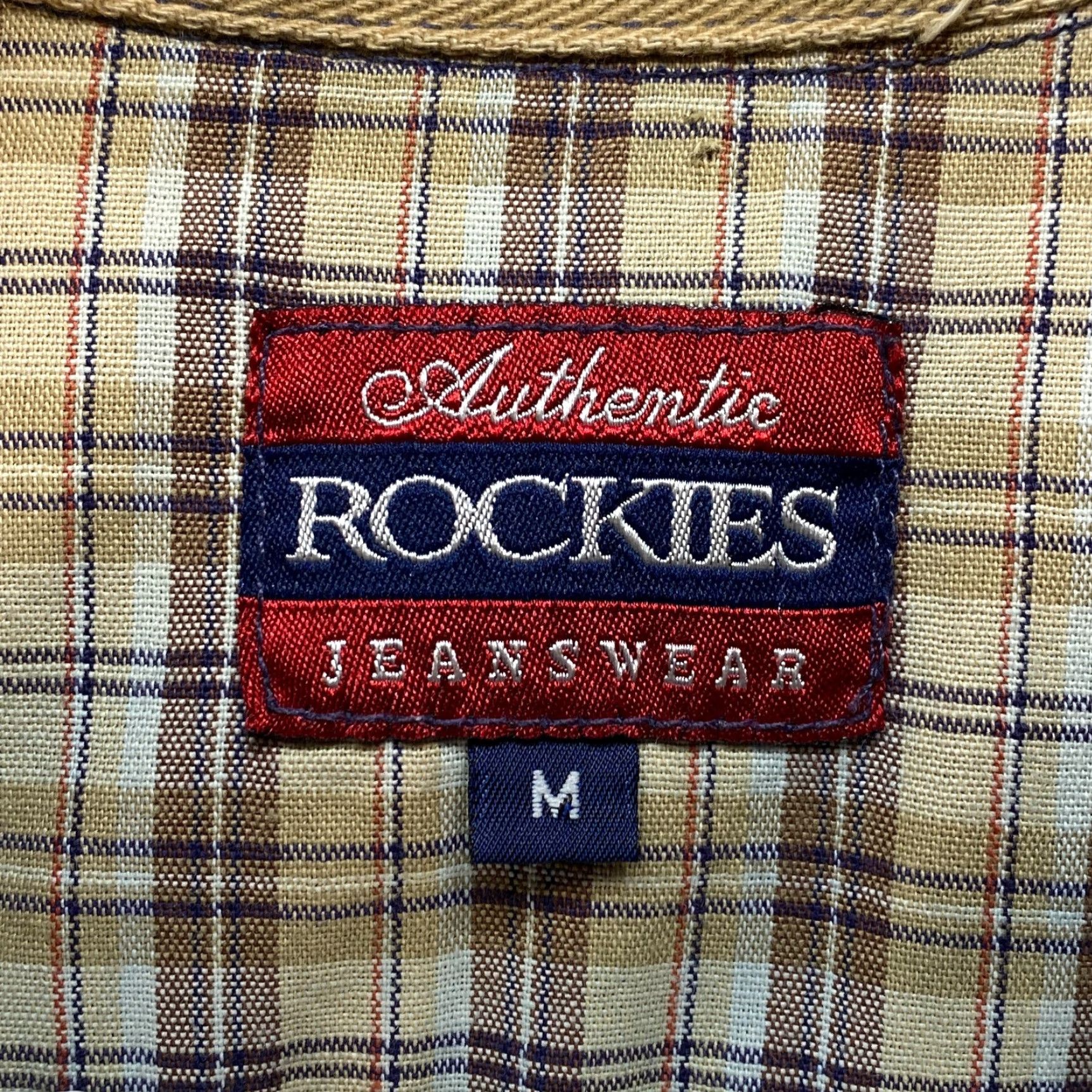 Vintage VINTAGE Authentic Rockies Jeanswear Western Button Up Blue Denim Jean Jacket Med Jacket Unisex Adults M Blue 90s Western Mens Womens Girls Boys Size US 31 - 7 Thumbnail
