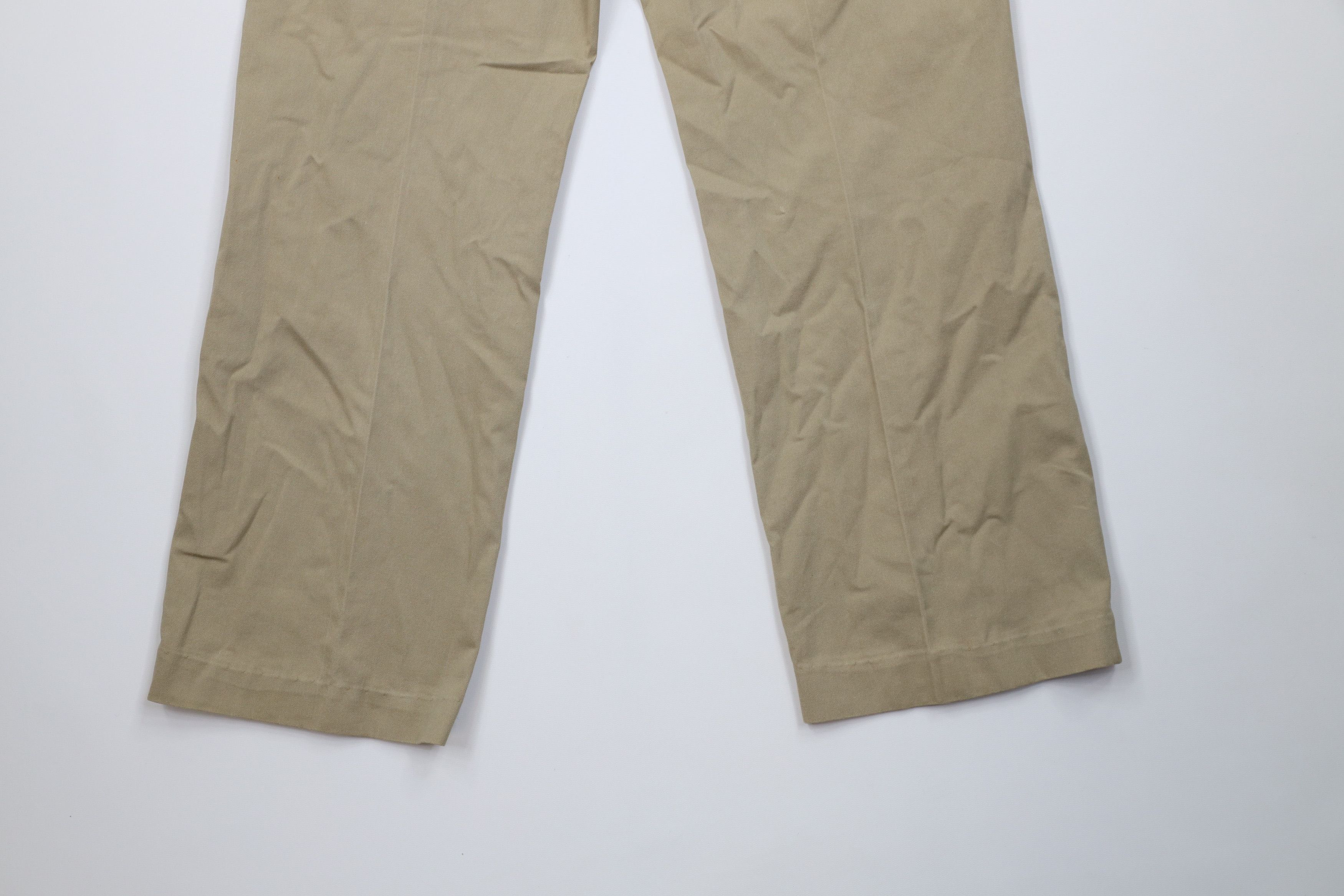 Levi's Vintage 70s Levis Flared Wide Leg Chino Pants Beige Khaki Size US 34 / EU 50 - 14 Thumbnail