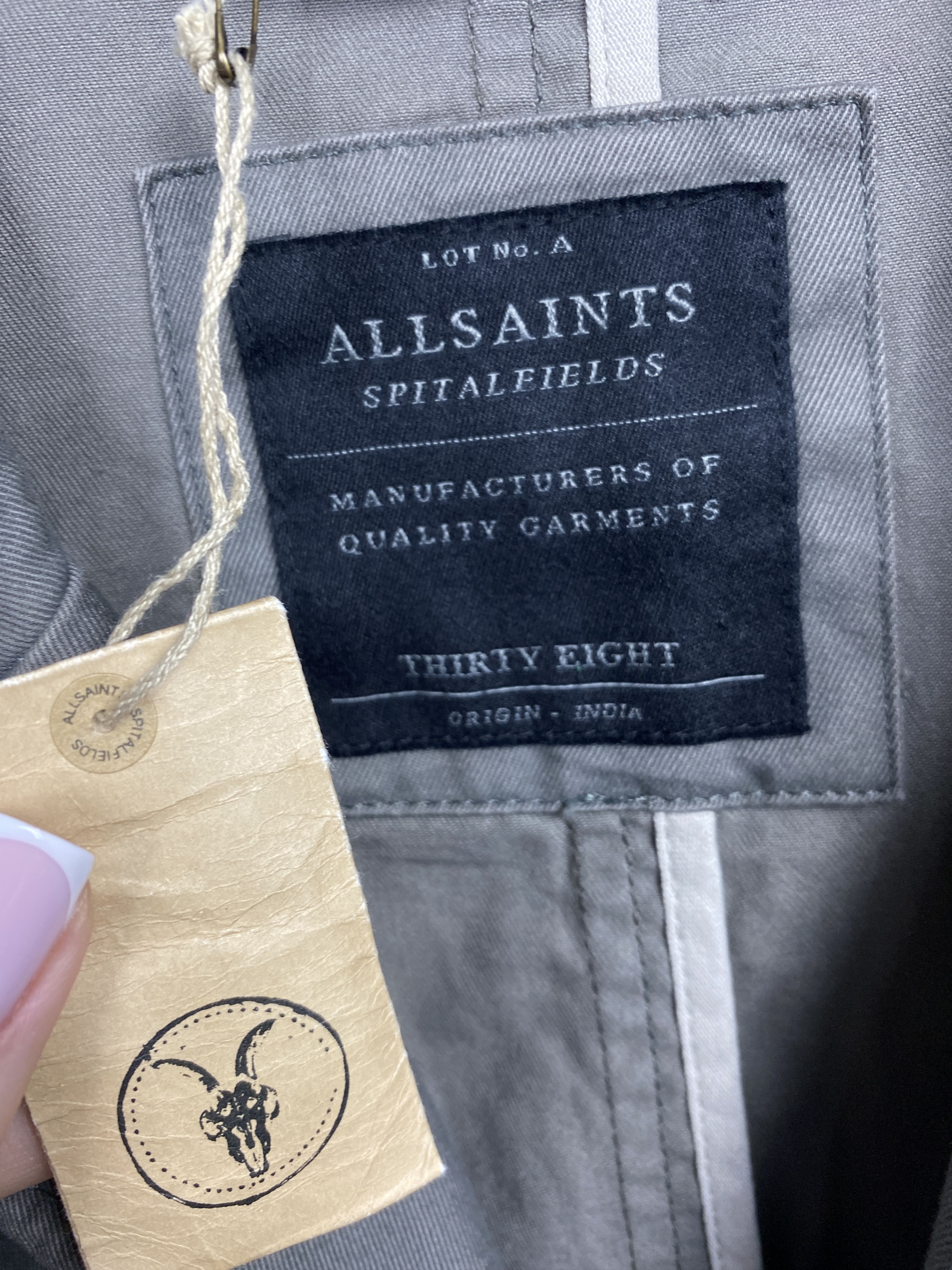 Allsaints × Vintage NEW Allsaints Vintage Mens Mitre Blazer Jacket Size US M / EU 48-50 / 2 - 3 Thumbnail