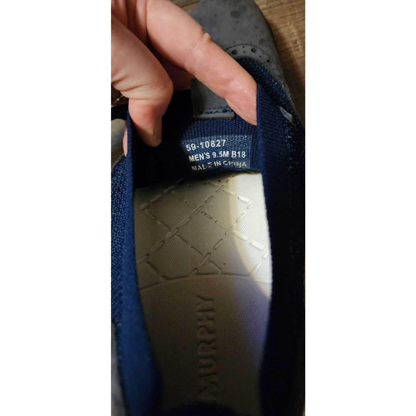 Johnston & Murphy J. Murphy Mens Blue Suede Shoes. Size 9.5. Sh1 Size US 9.5 / EU 42-43 - 4 Thumbnail