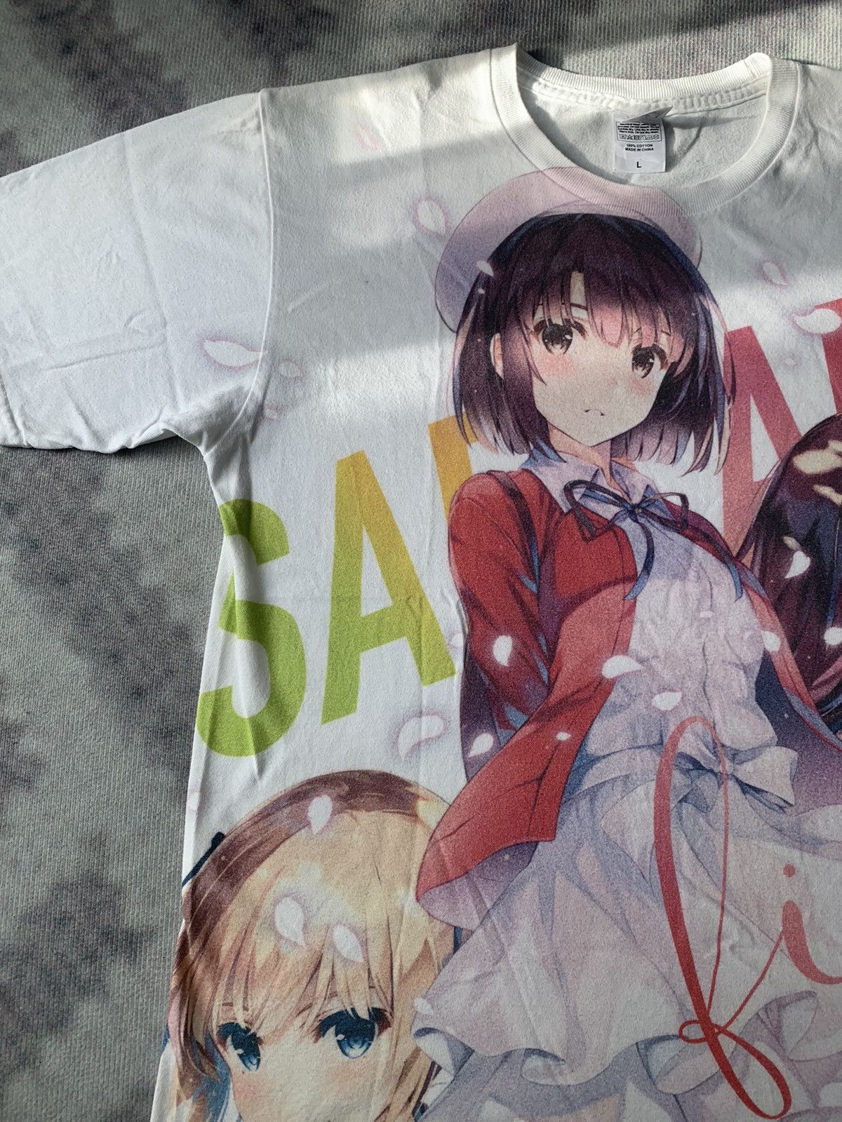 Anime × Japanese Brand Saekano Megumi kato Anime Tshirt Size US L / EU 52-54 / 3 - 2 Thumbnail